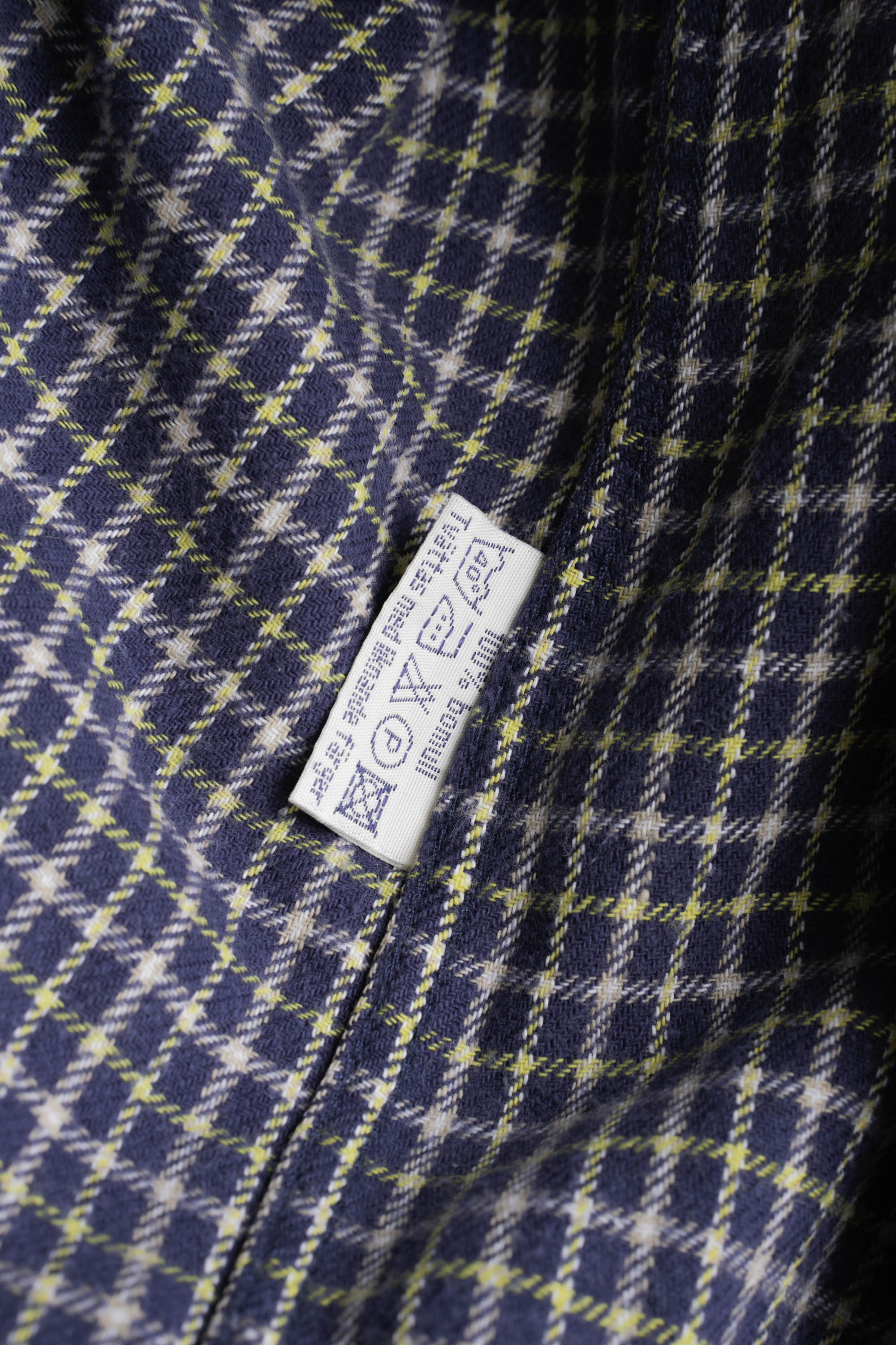 90S MILL HILL CHECKED FLANNEL SHIRT