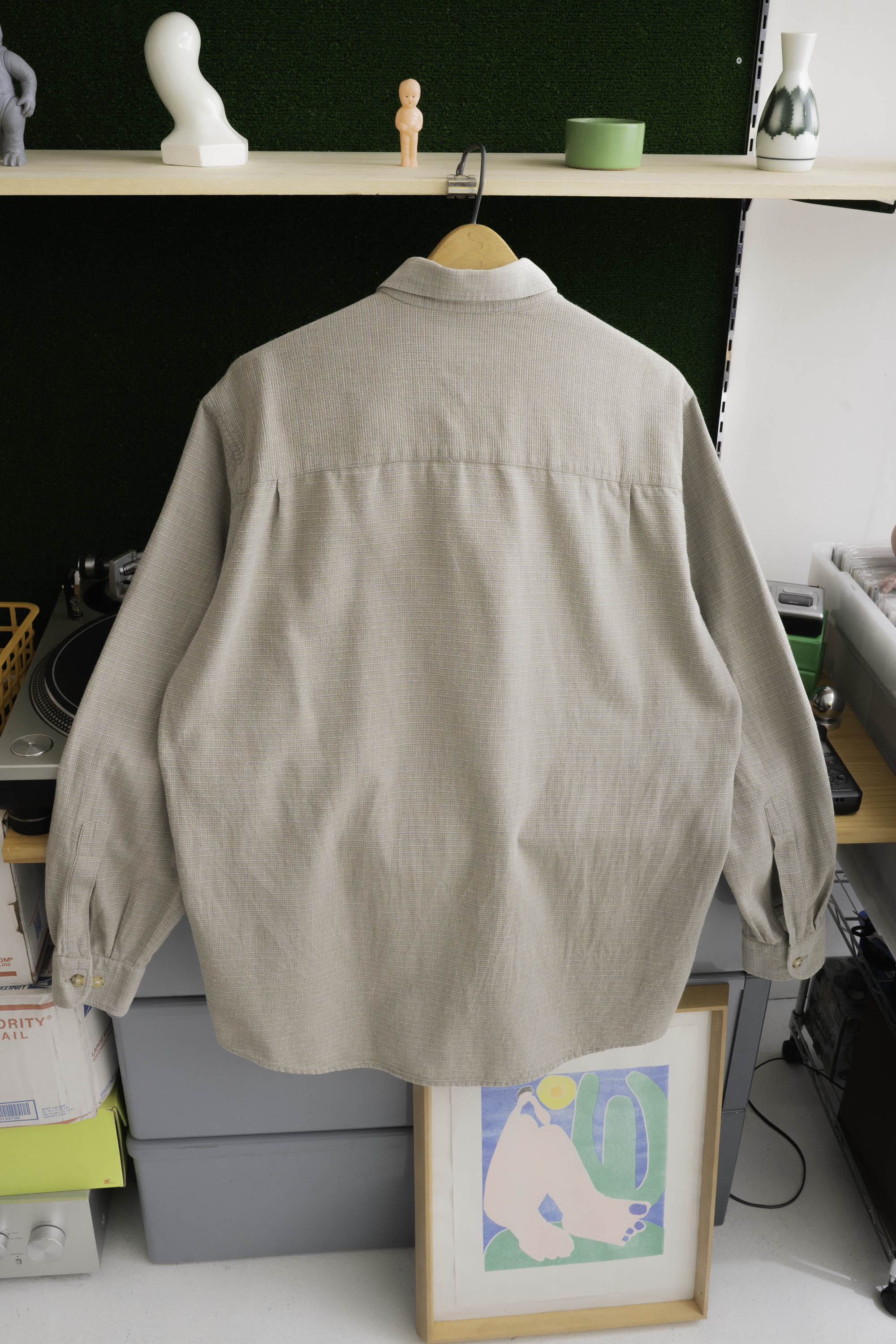90S EAGLE BUTTON-DOWN CHECKED SHIRT