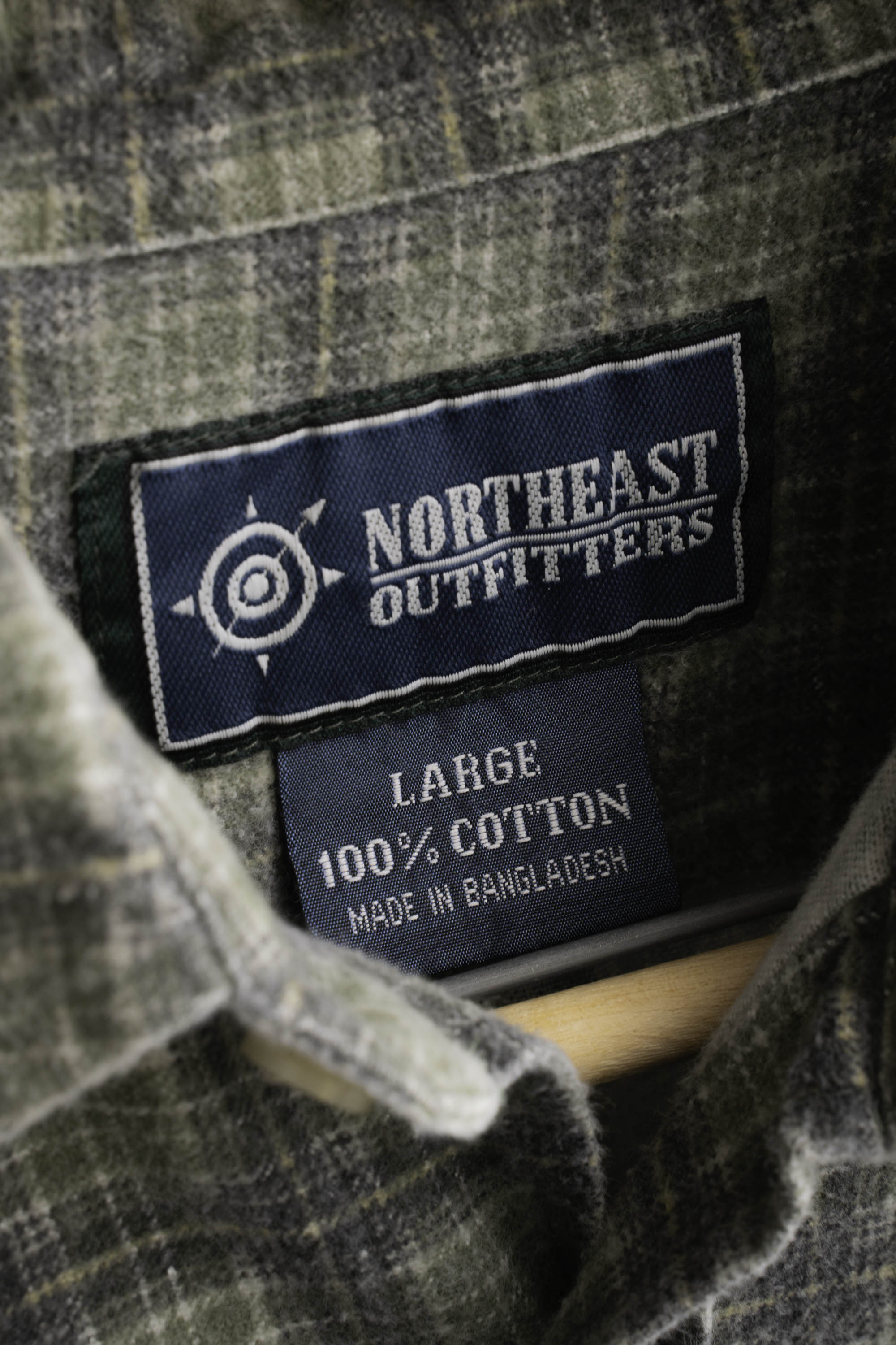90S NORTHEAST OUTFITTERS CHECKED FLANNEL SHIRT