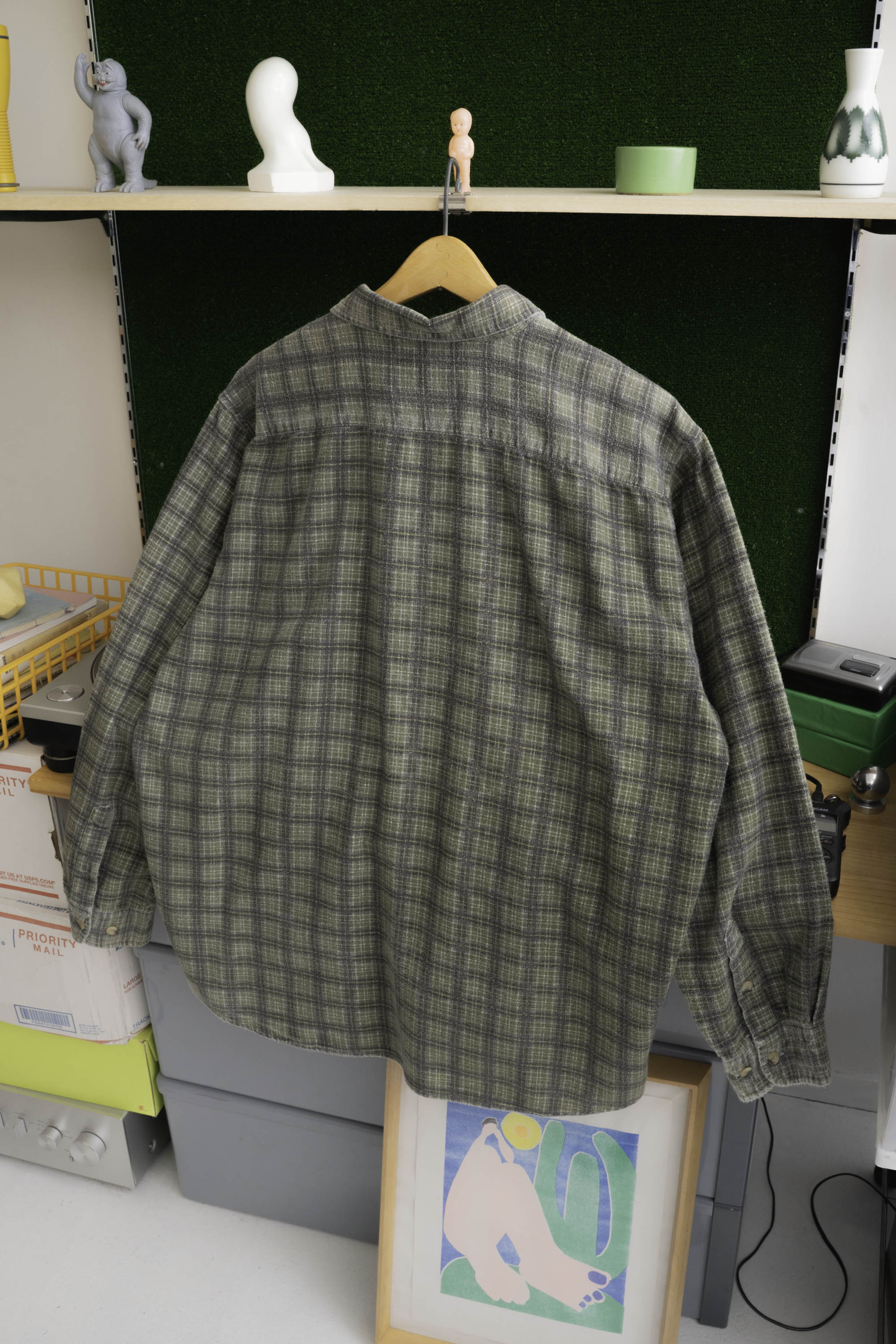 90S NORTHEAST OUTFITTERS CHECKED FLANNEL SHIRT