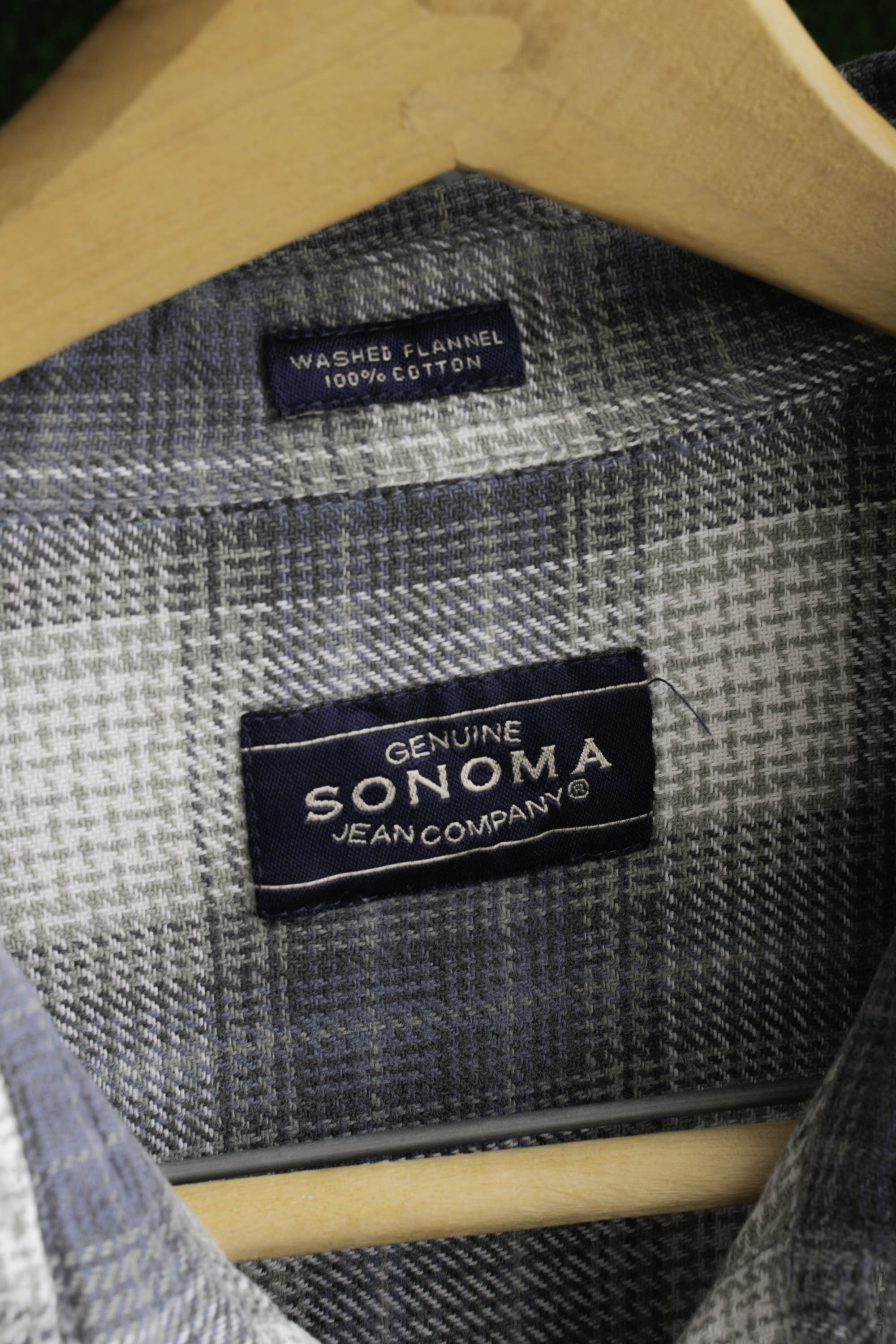 90~00S SONOMA OMBRE CHECK SHIRT