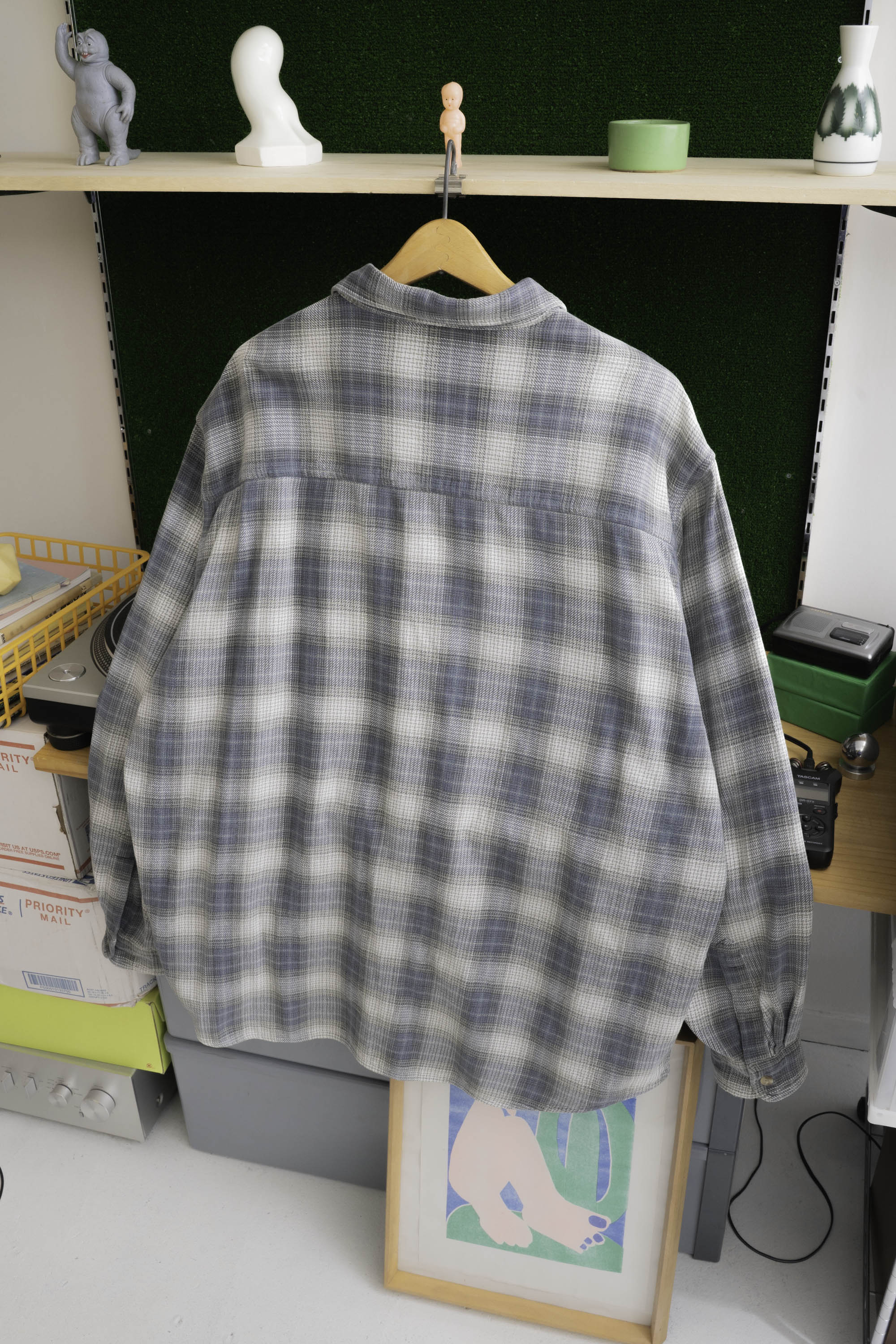 90~00S SONOMA OMBRE CHECK SHIRT
