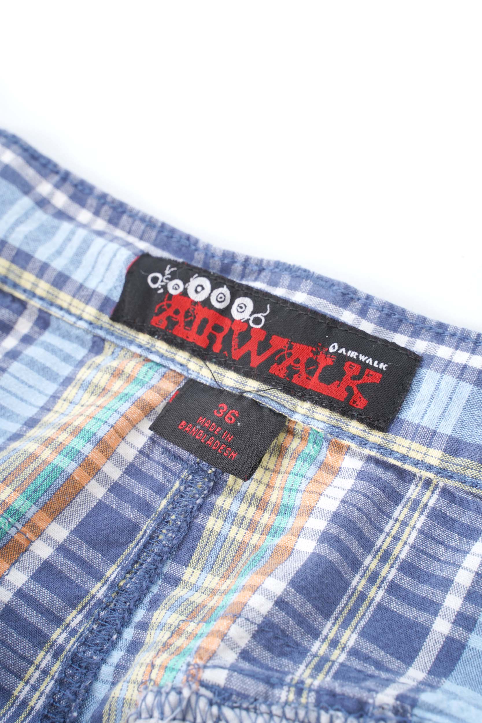 90~00S AIR WALK CHECKED CARGO PANTS