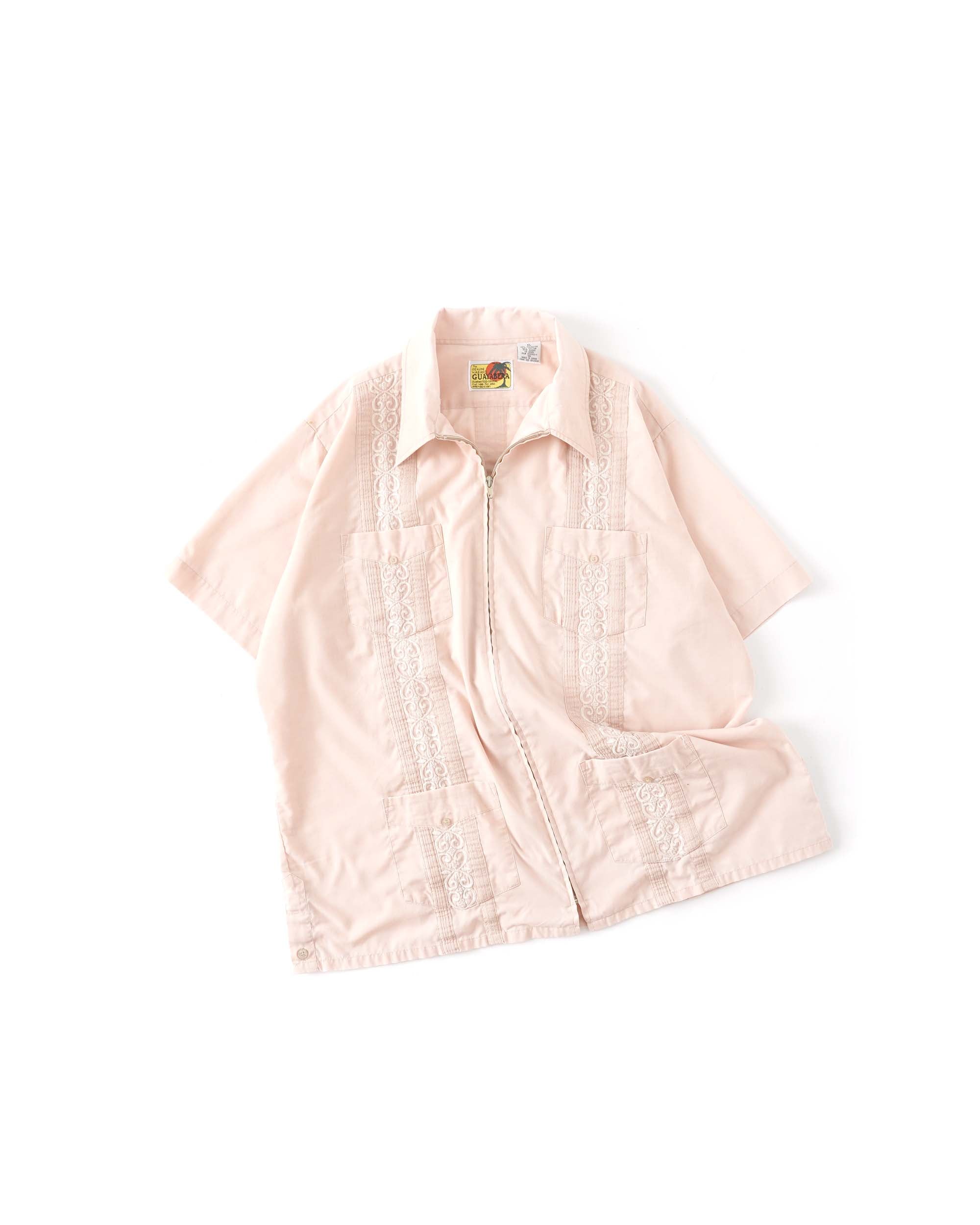 90S GUAYABERA BY HABAND FULLZIP CUBA SHIRT