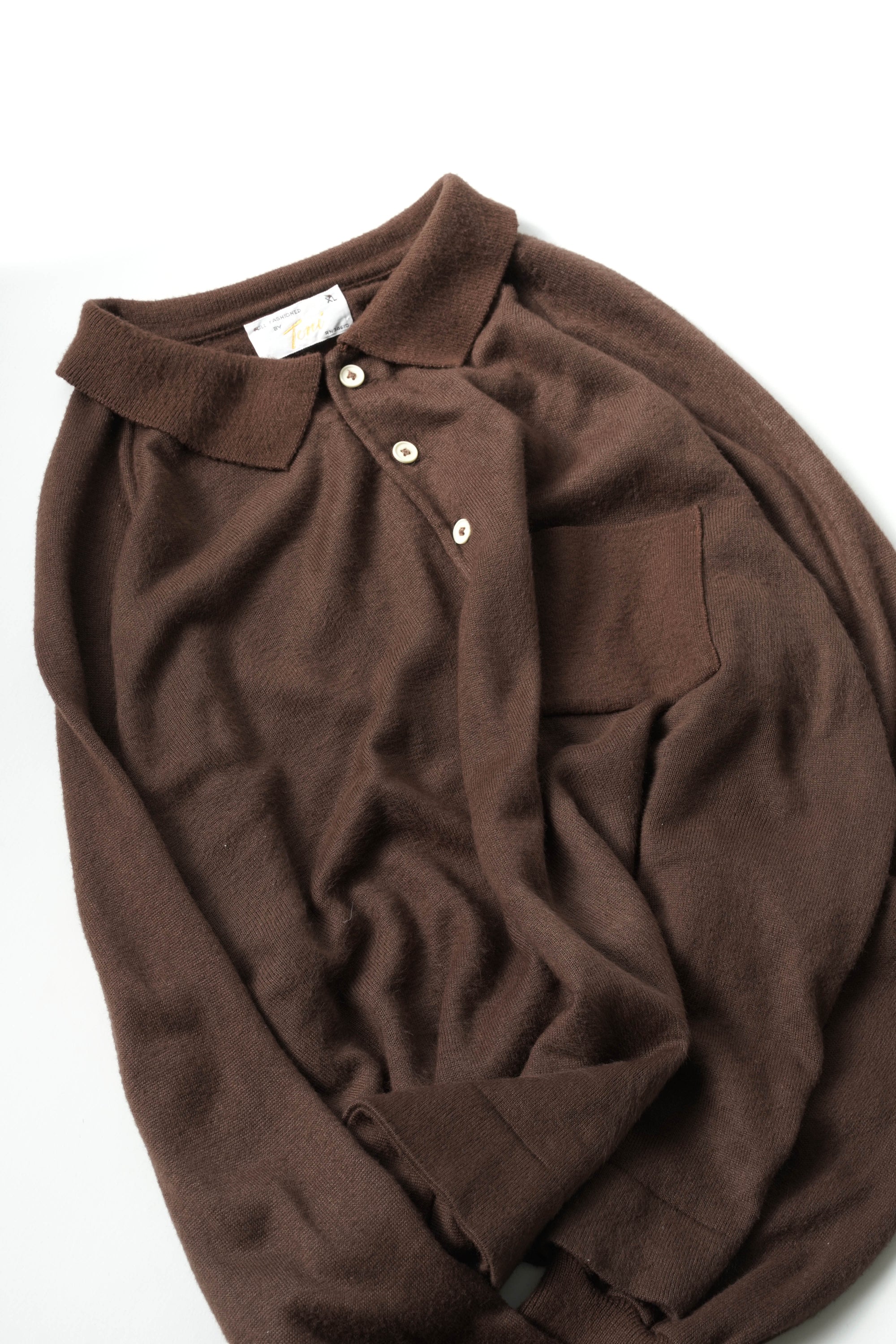 60S FASHIONED BY TONI CASHMERE POLO SHIRT