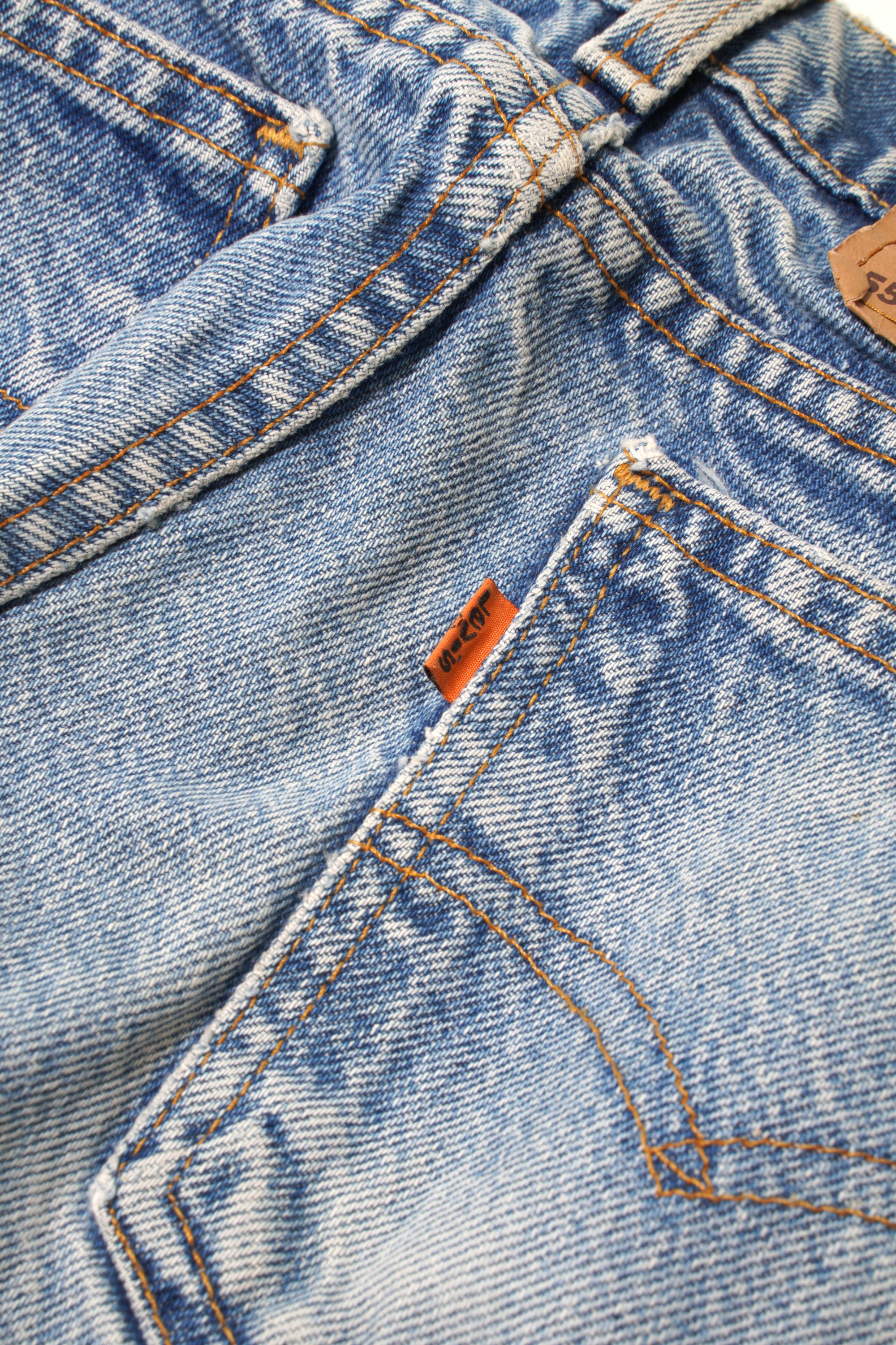 90S MADE IN USA LEVI'S 550 ORANGE TAB DENIM PANTS