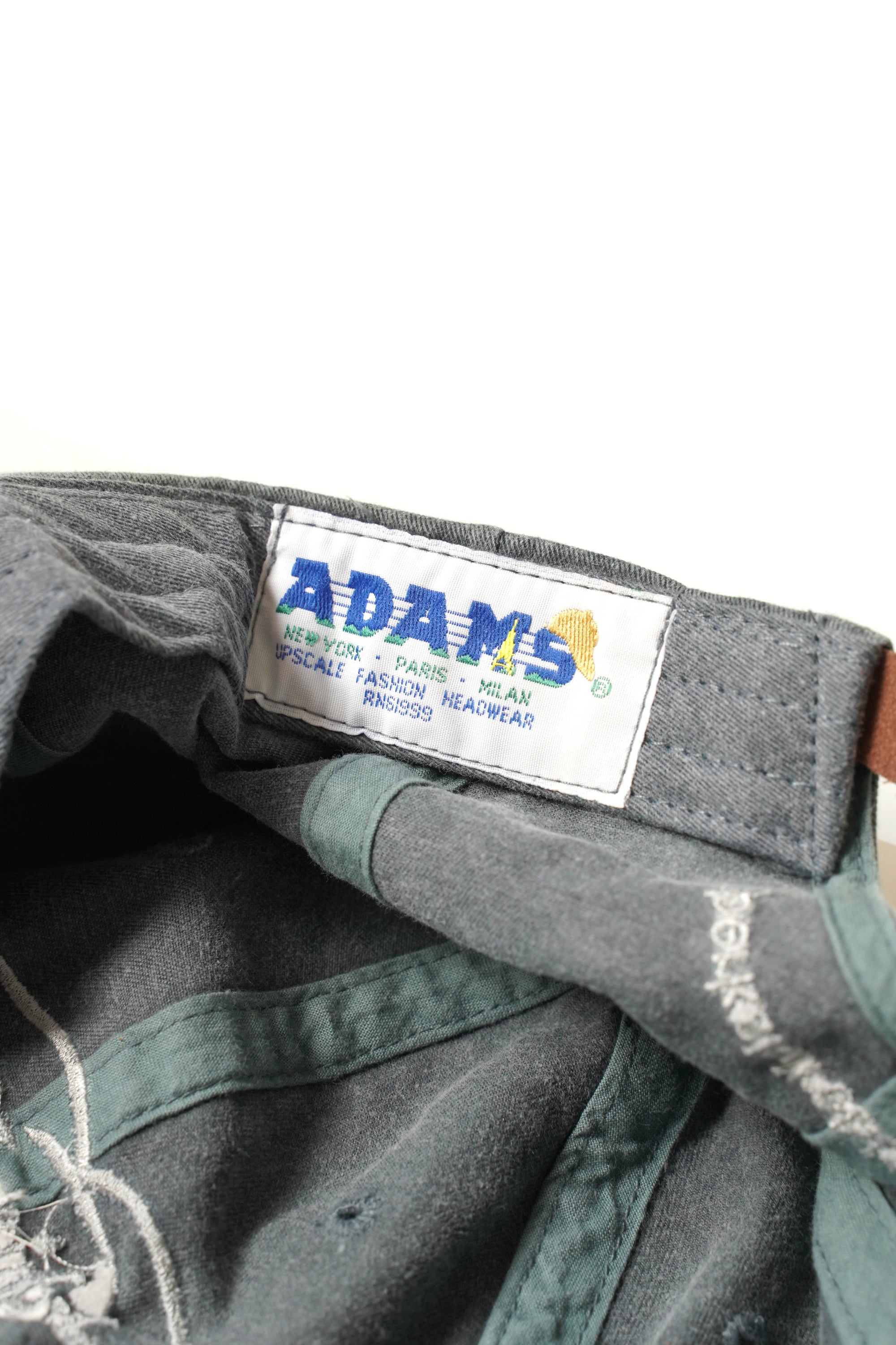 90S ADAMS PREWASHED 6 PANEL CAP (DEADSTOCK)