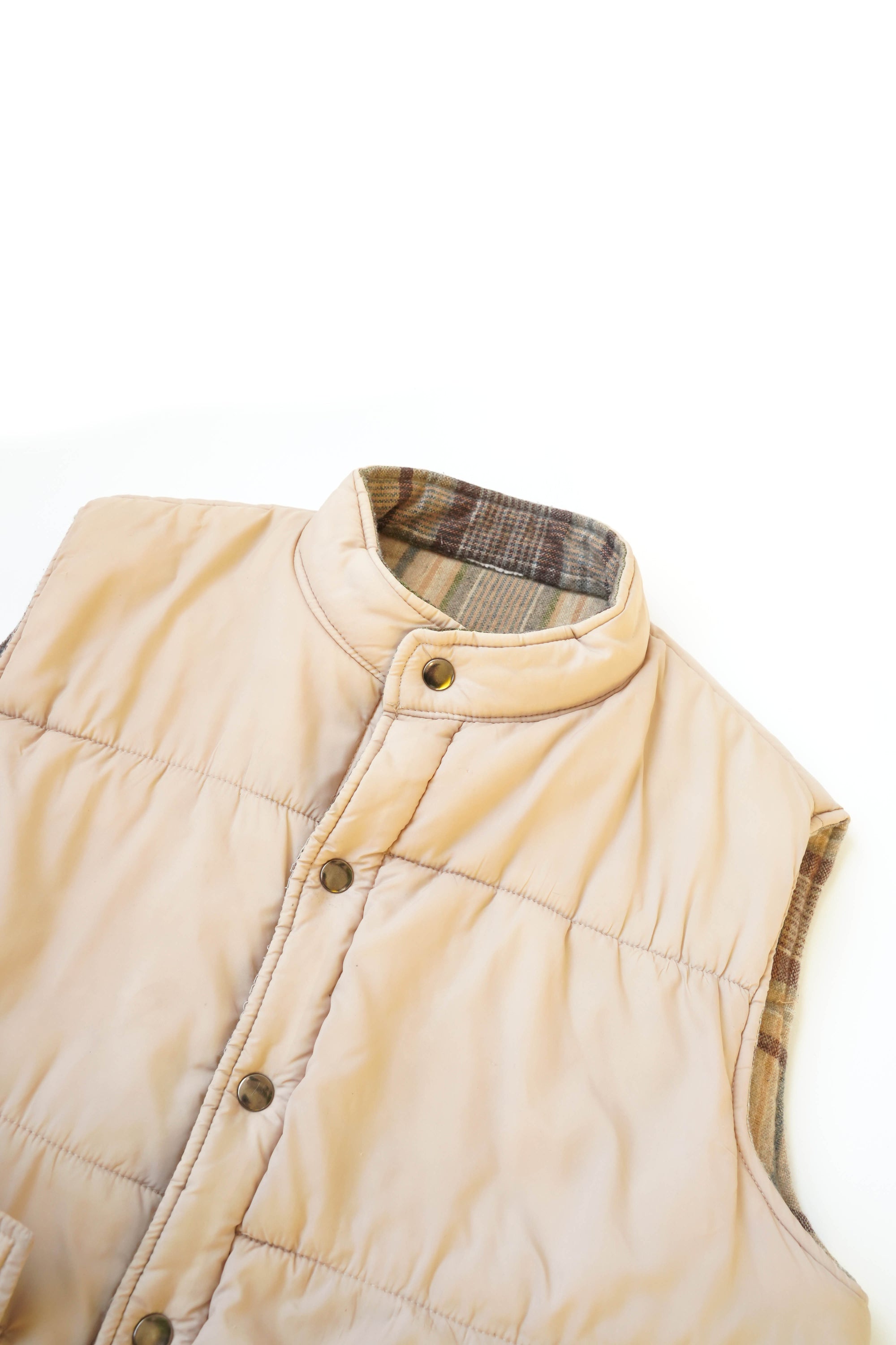 80S SHELTER BAY BY ARROW REVERSIBLE PUFFER VEST