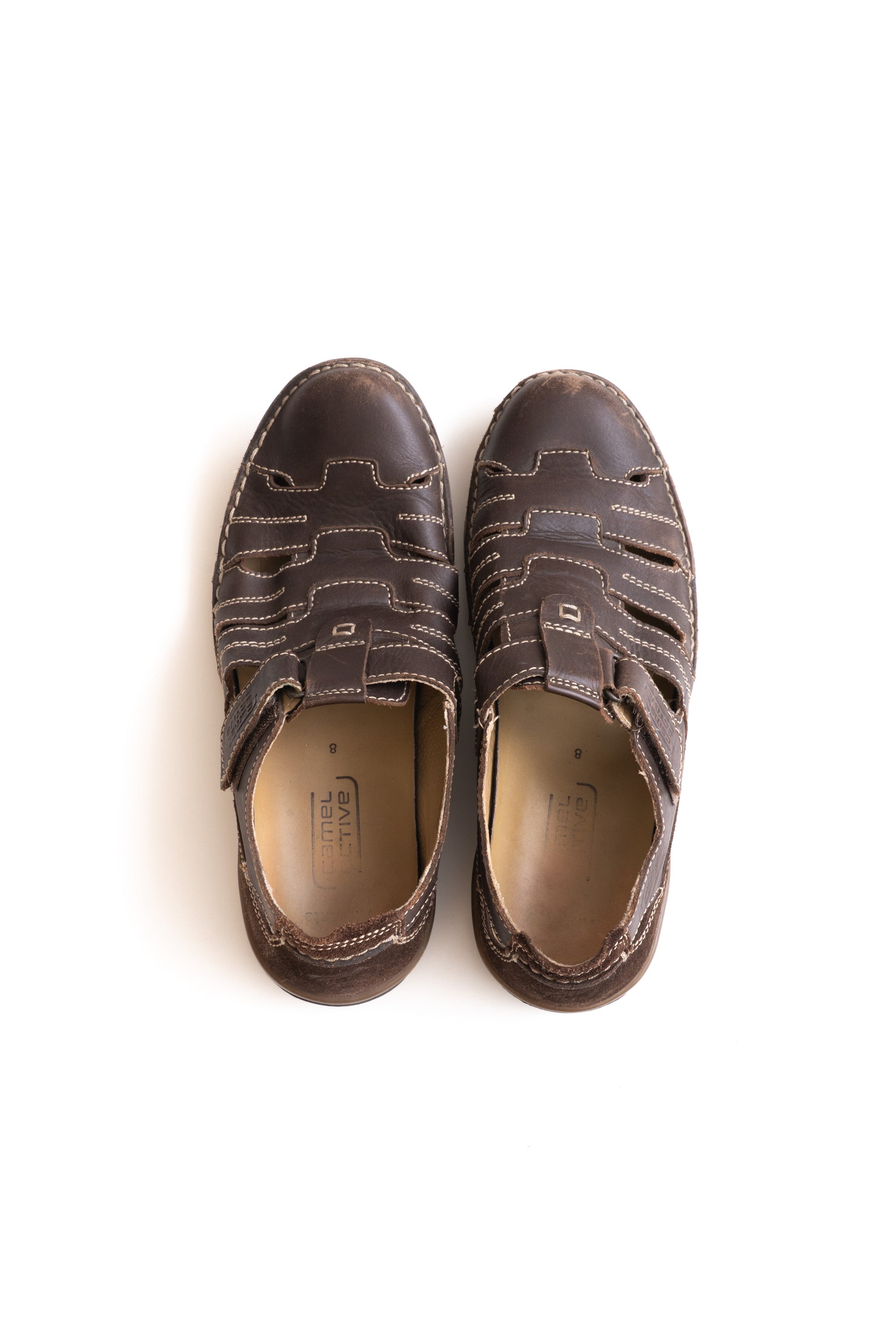 CAMEL ACTIVE LEATHER SANDALS