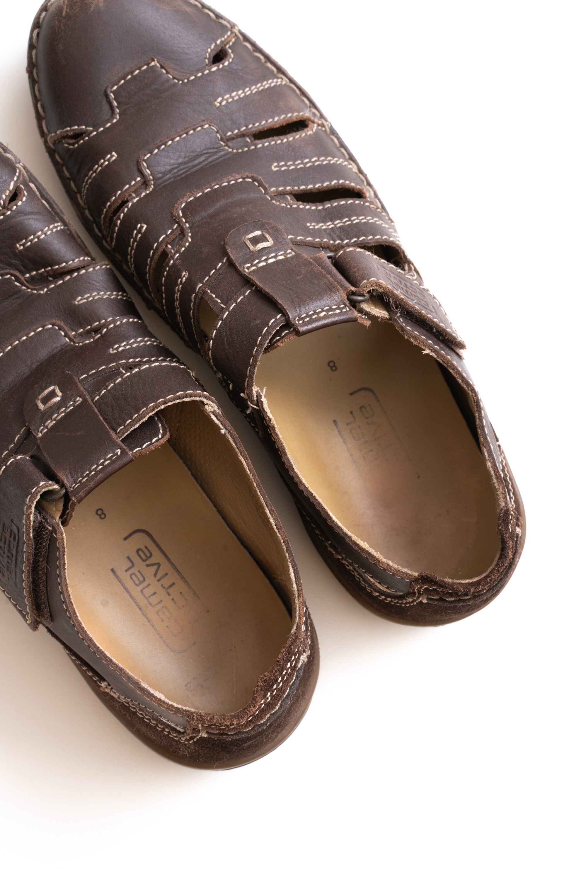 CAMEL ACTIVE LEATHER SANDALS