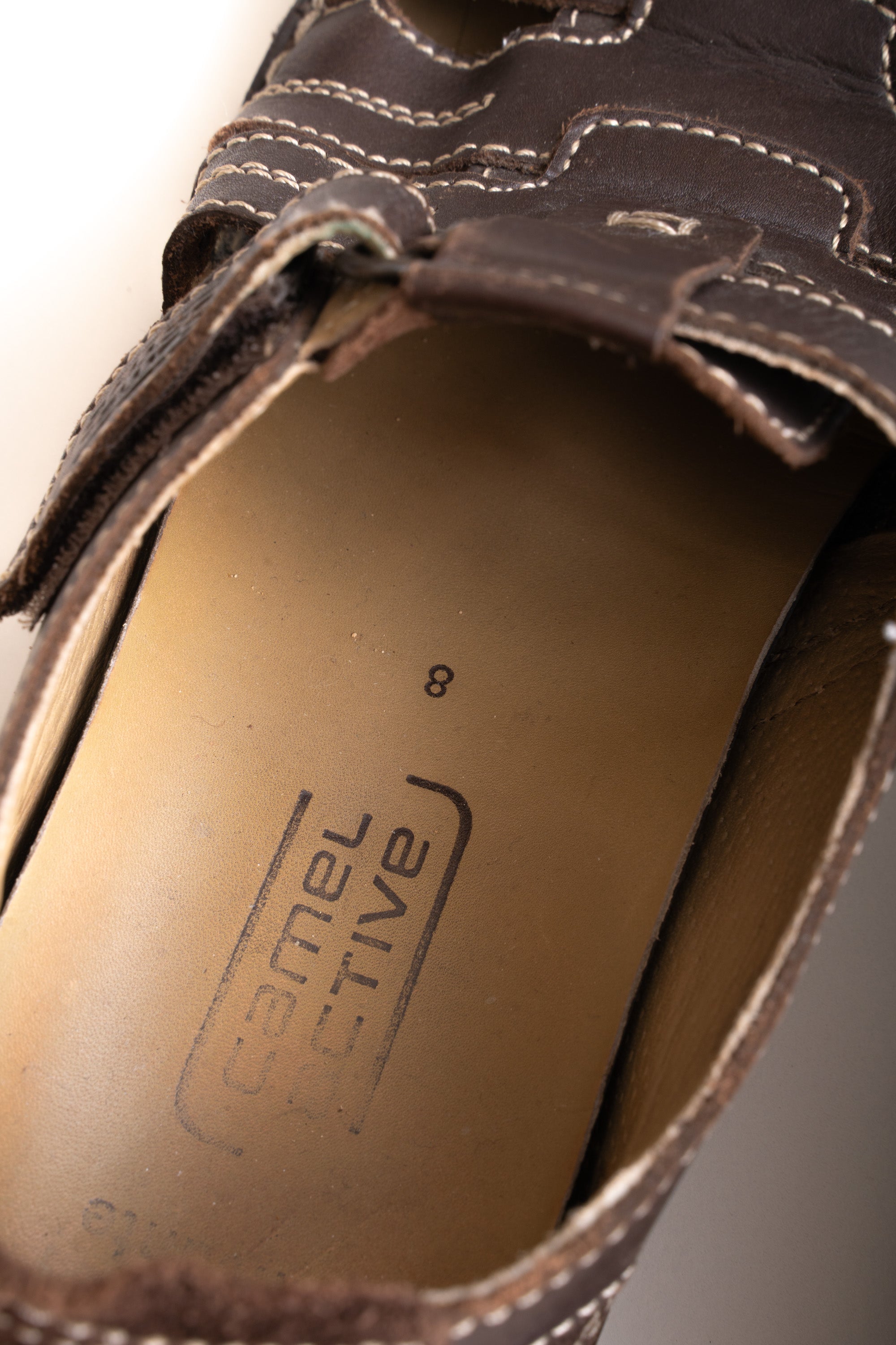 CAMEL ACTIVE LEATHER SANDALS