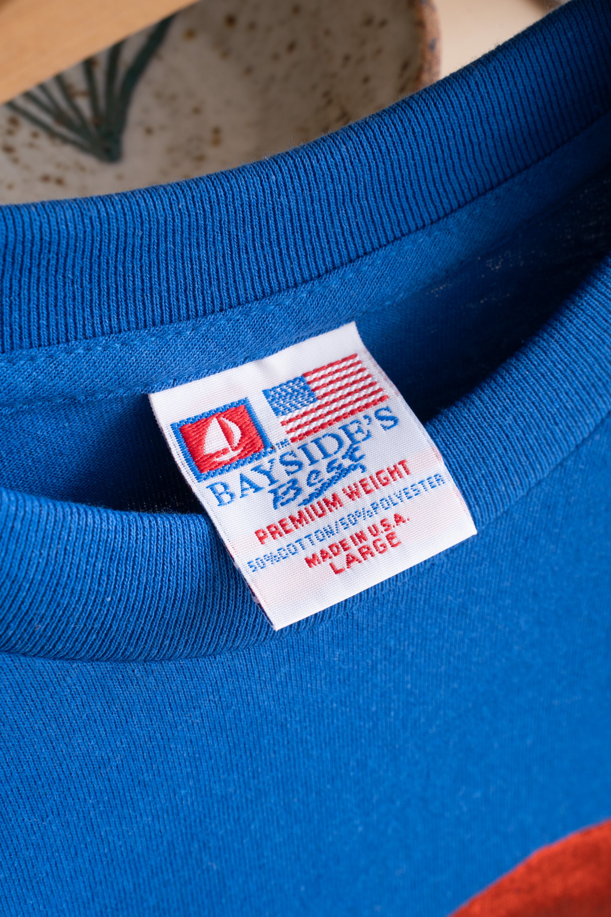 90S MADE IN USA BAYSIDE'S BEST HAND PAINTED T-SHIRT