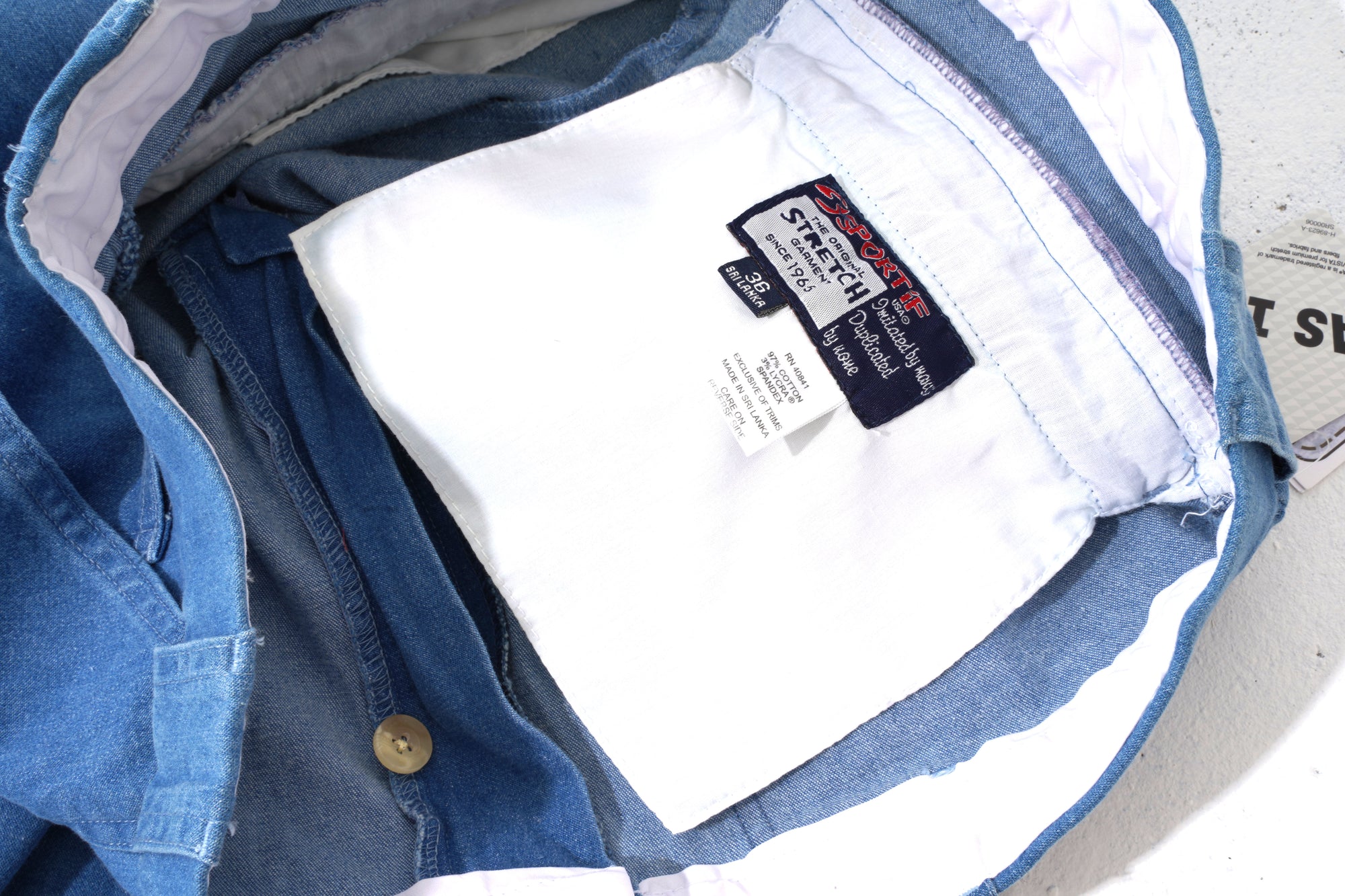 90S SPORTIF USA MULTI POCKET DENIM PANTS (DEADSTOCK)