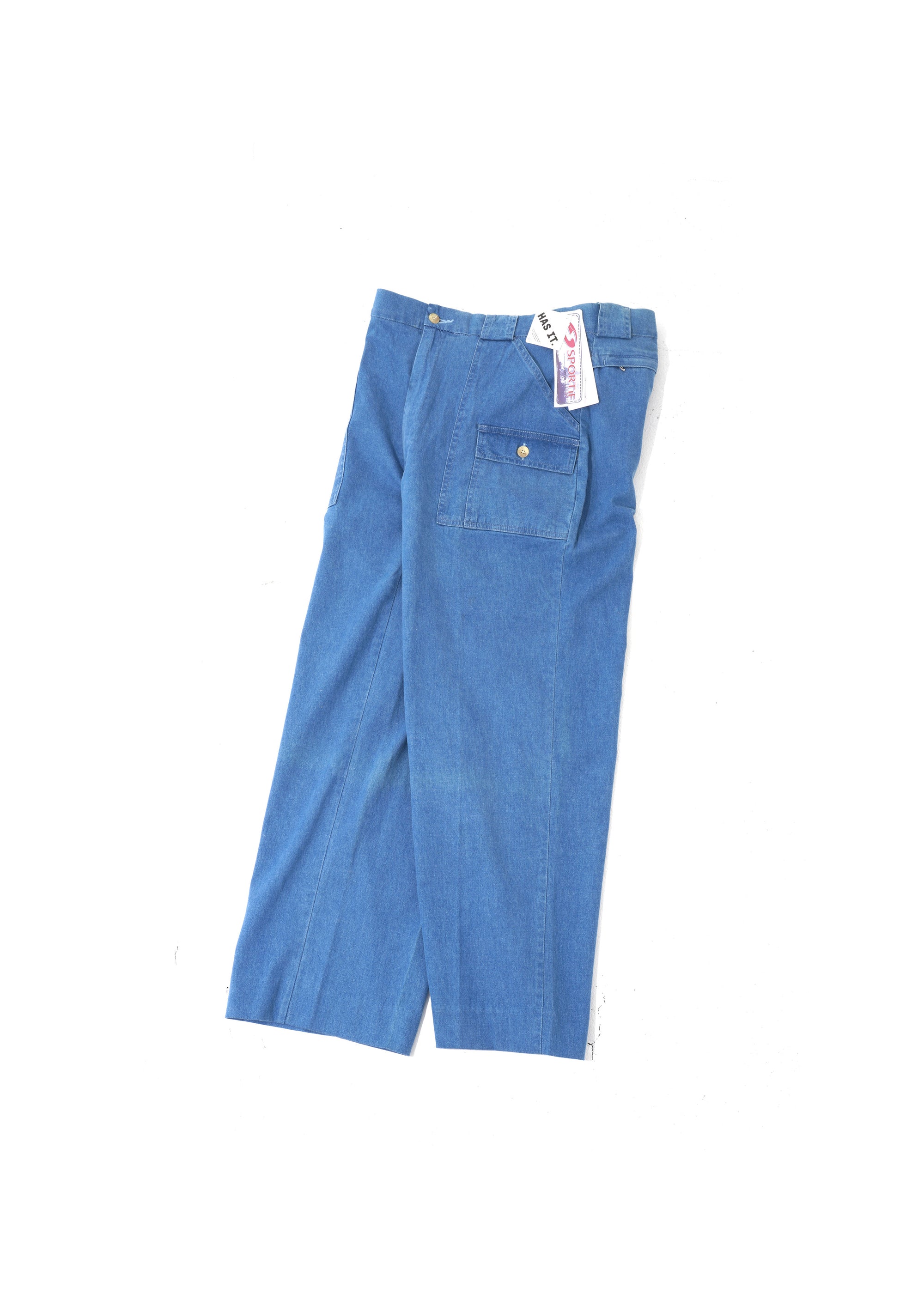 90S SPORTIF USA MULTI POCKET DENIM PANTS (DEADSTOCK)