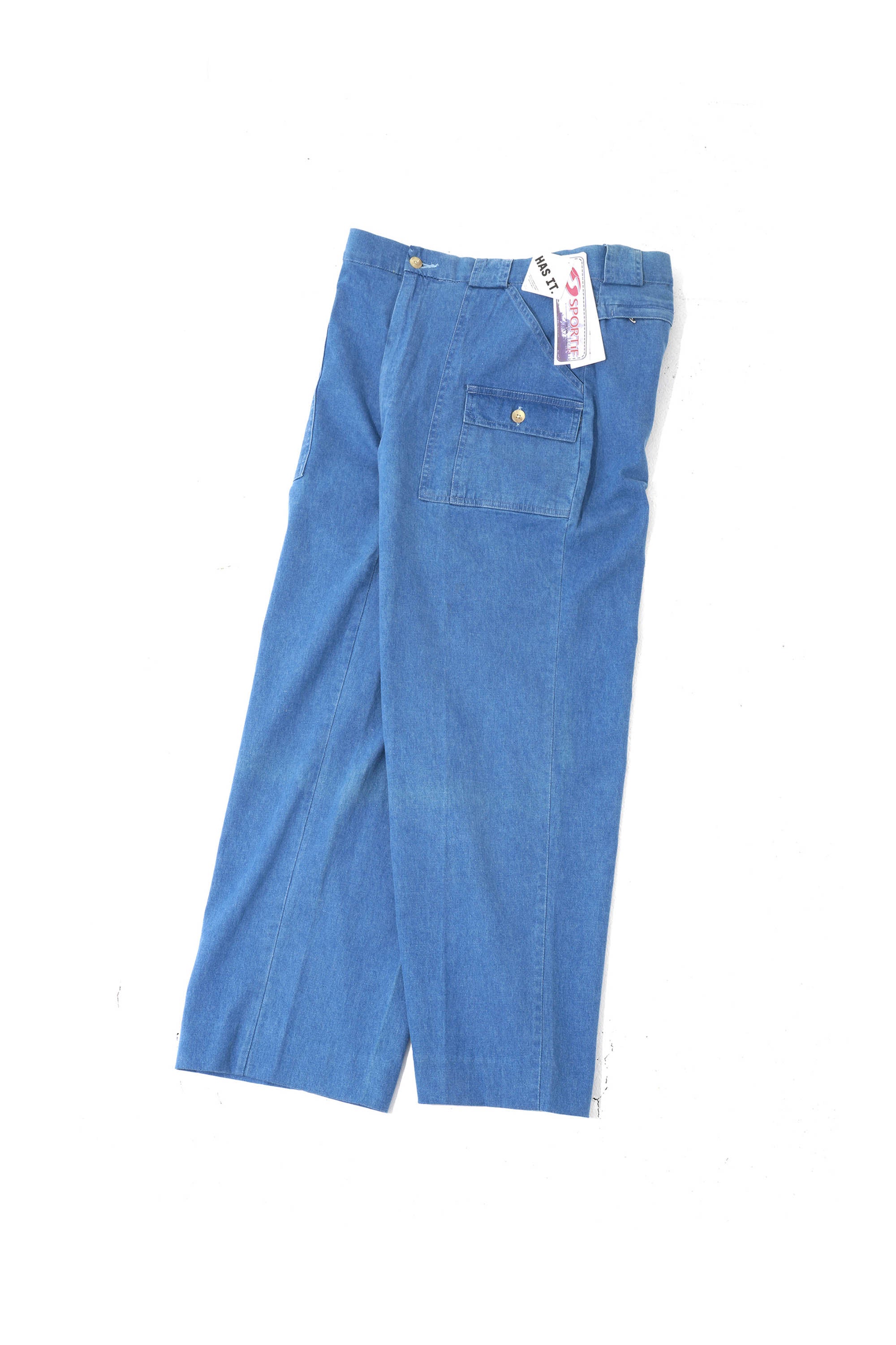90S SPORTIF USA MULTI POCKET DENIM PANTS (DEADSTOCK)