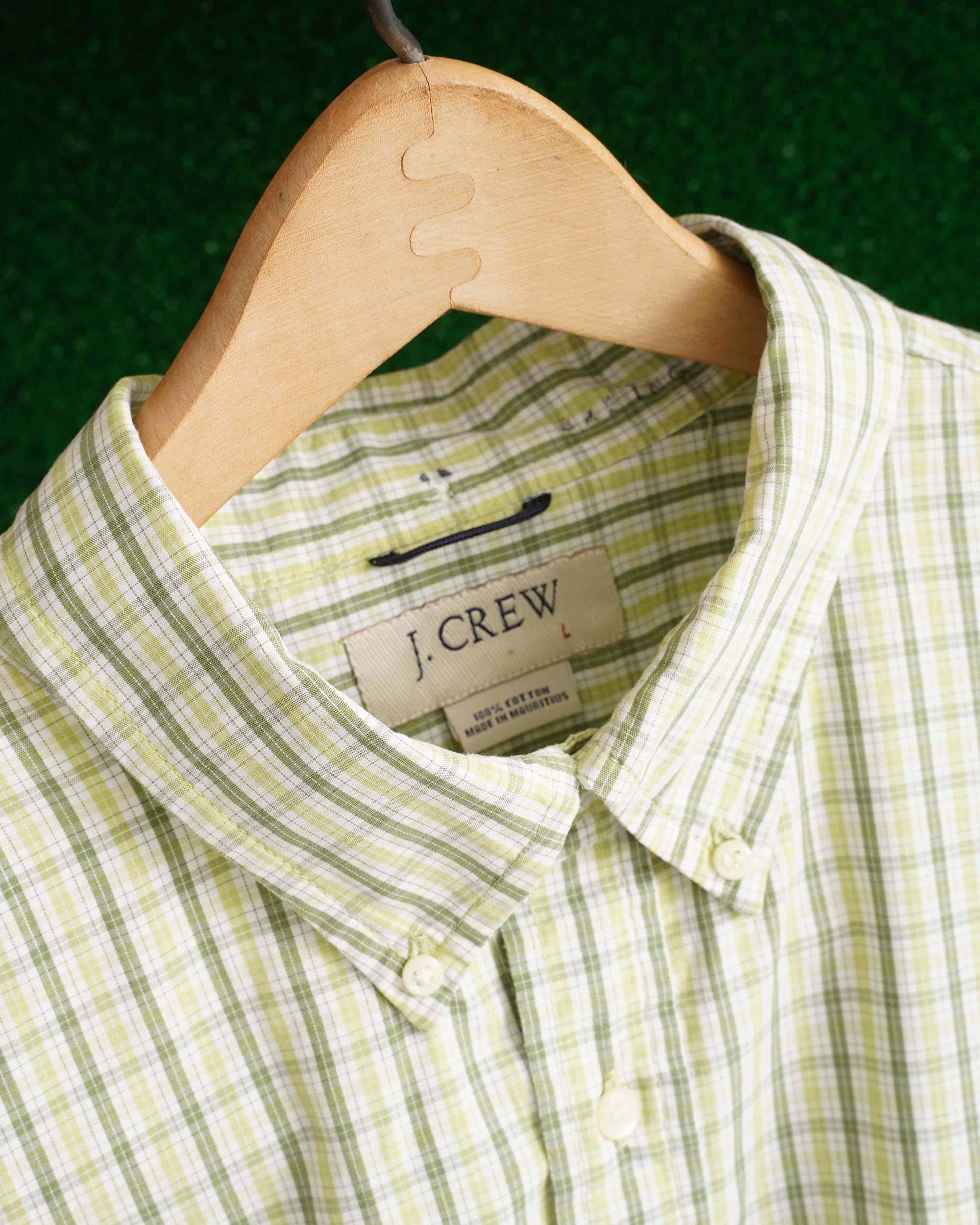 90~00S J.CREW CHECKED SHIRT