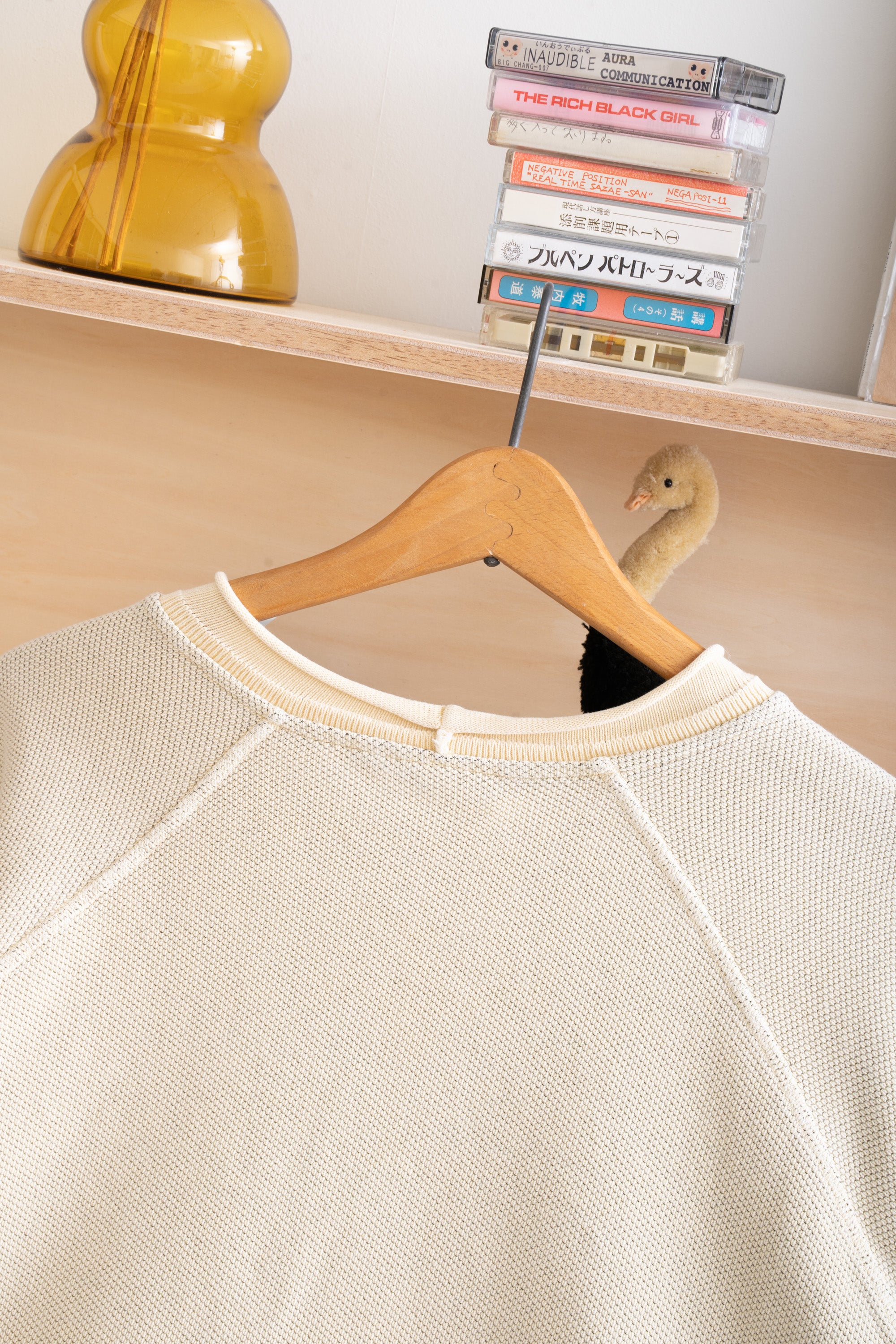 80~90S HOT COTTON MOSS-STITCHED PULLOVER