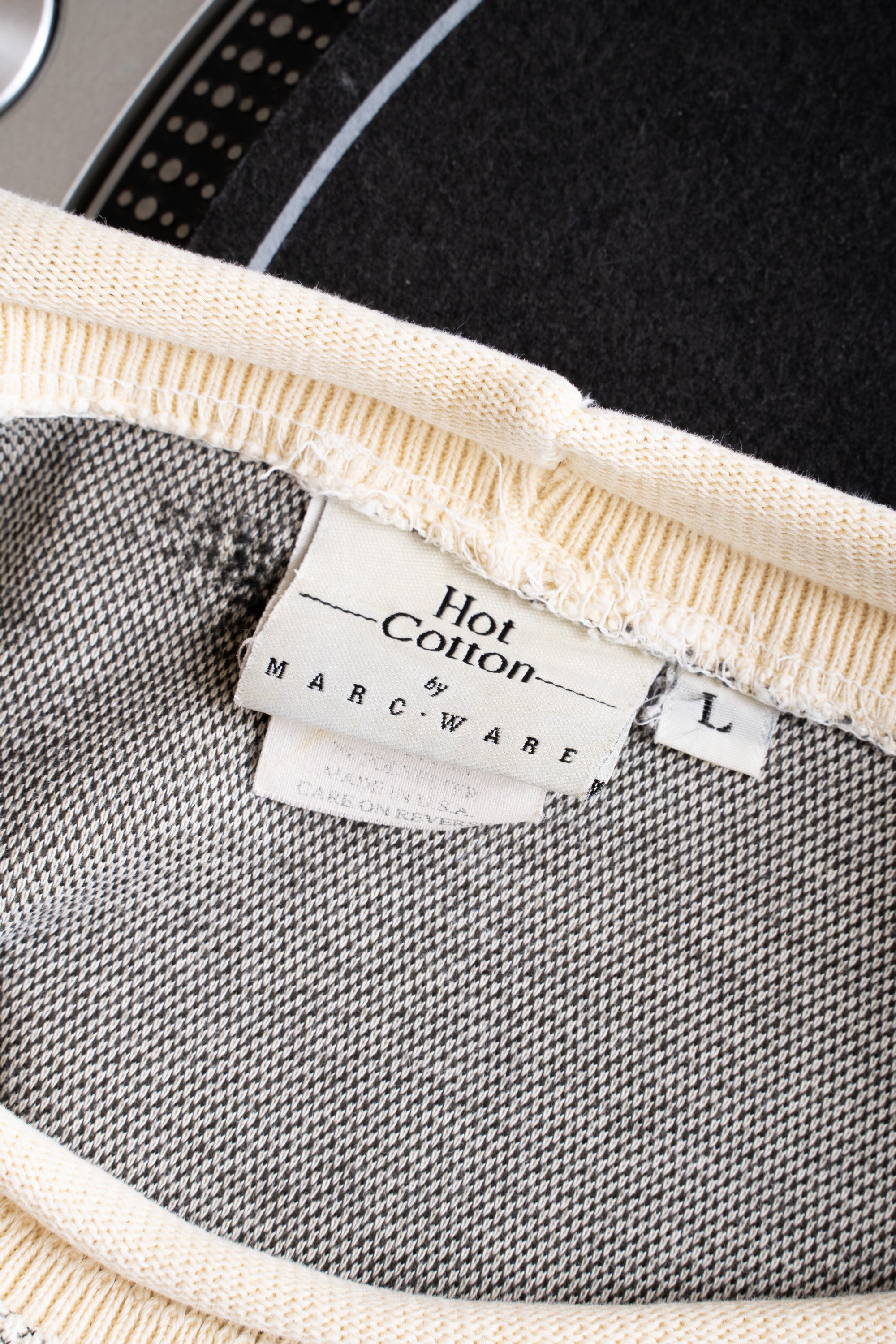 80~90S HOT COTTON MOSS-STITCHED PULLOVER