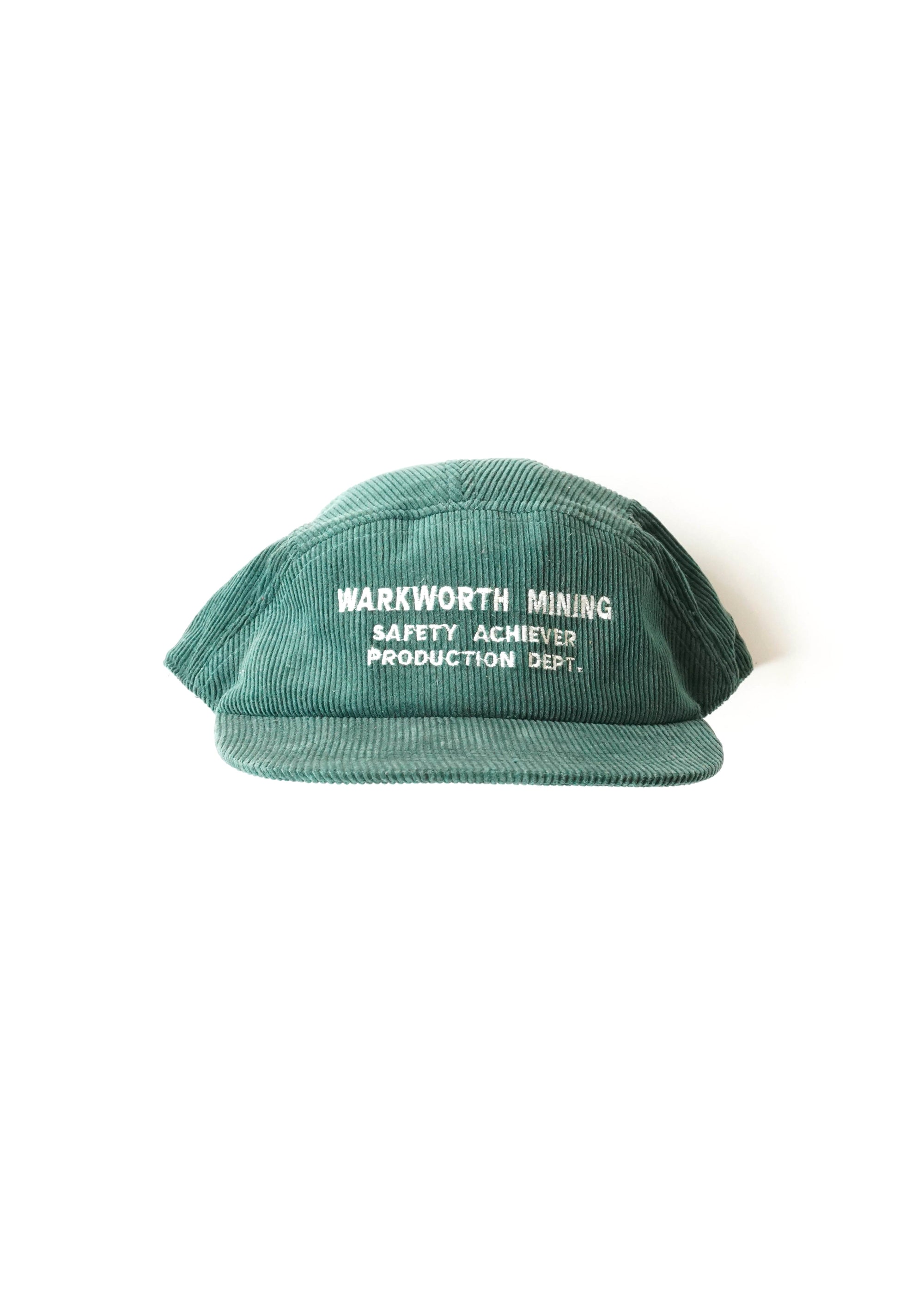 90S WARKWORTH MINING CORDUROY JET CAP