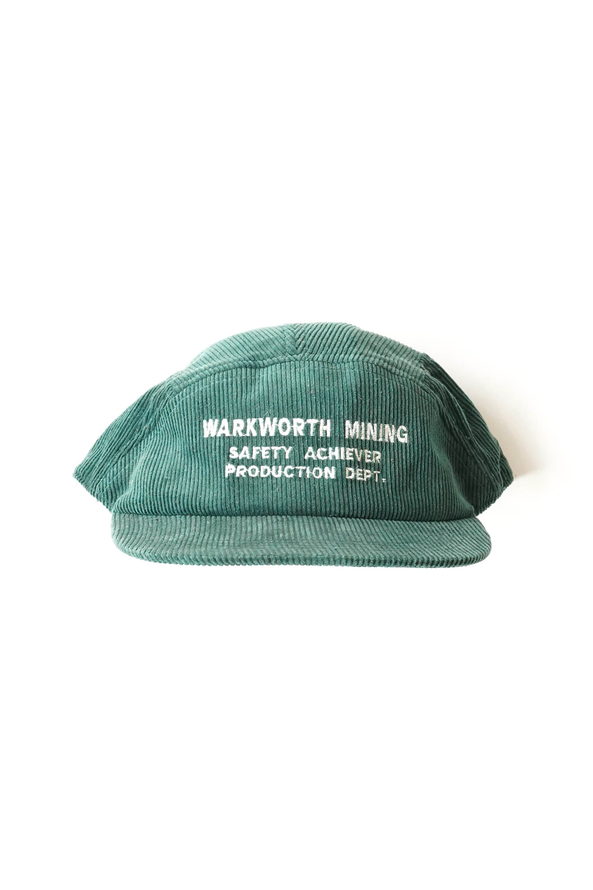 90S WARKWORTH MINING CORDUROY JET CAP