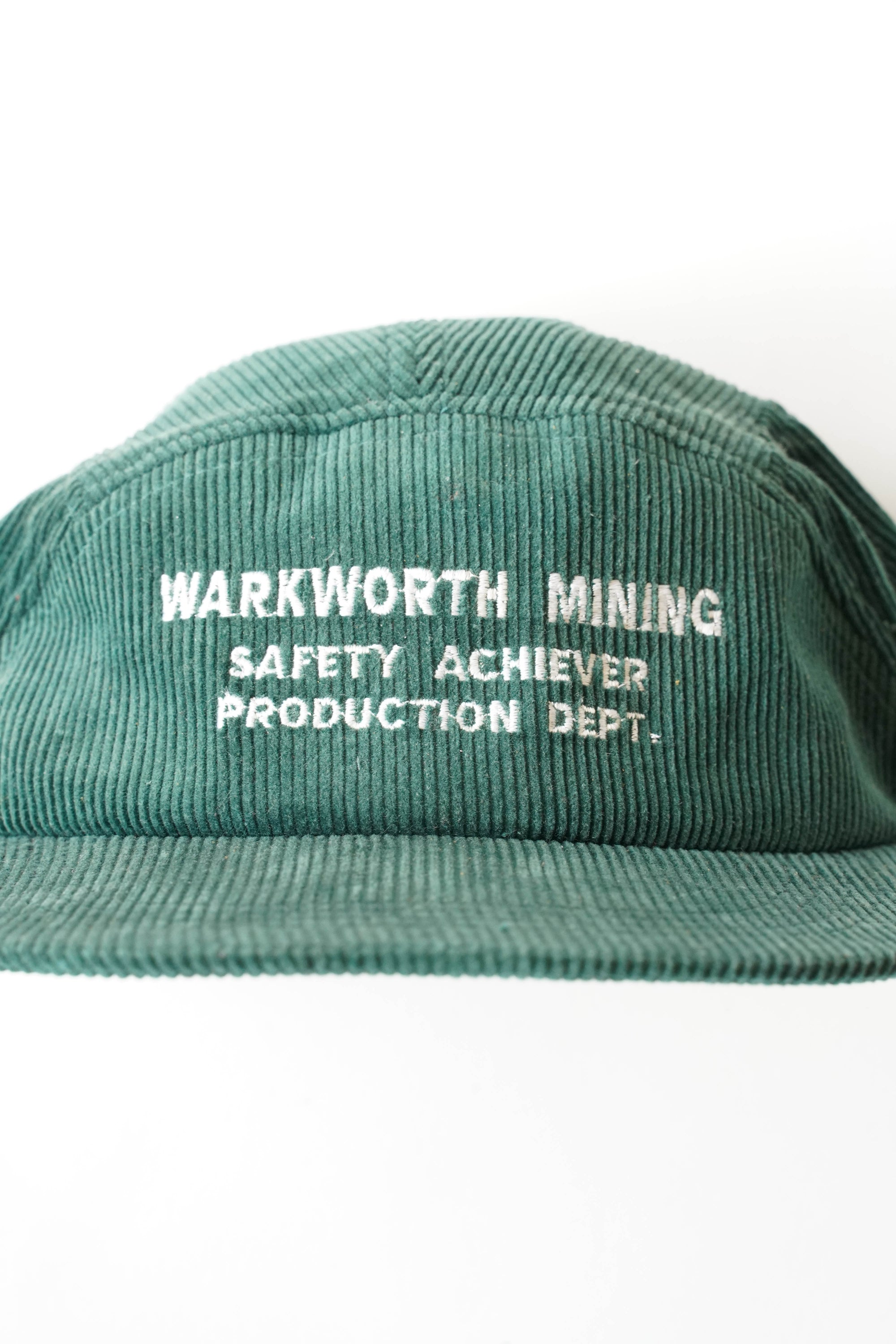 90S WARKWORTH MINING CORDUROY JET CAP