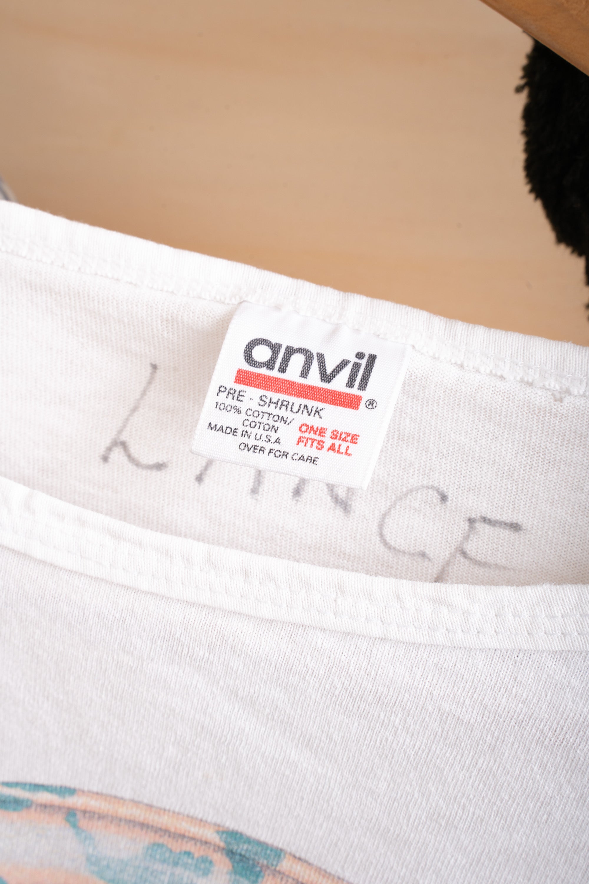 90S MADE IN USA JANEEN MASON PIG T-SHIRT (ANVIL)