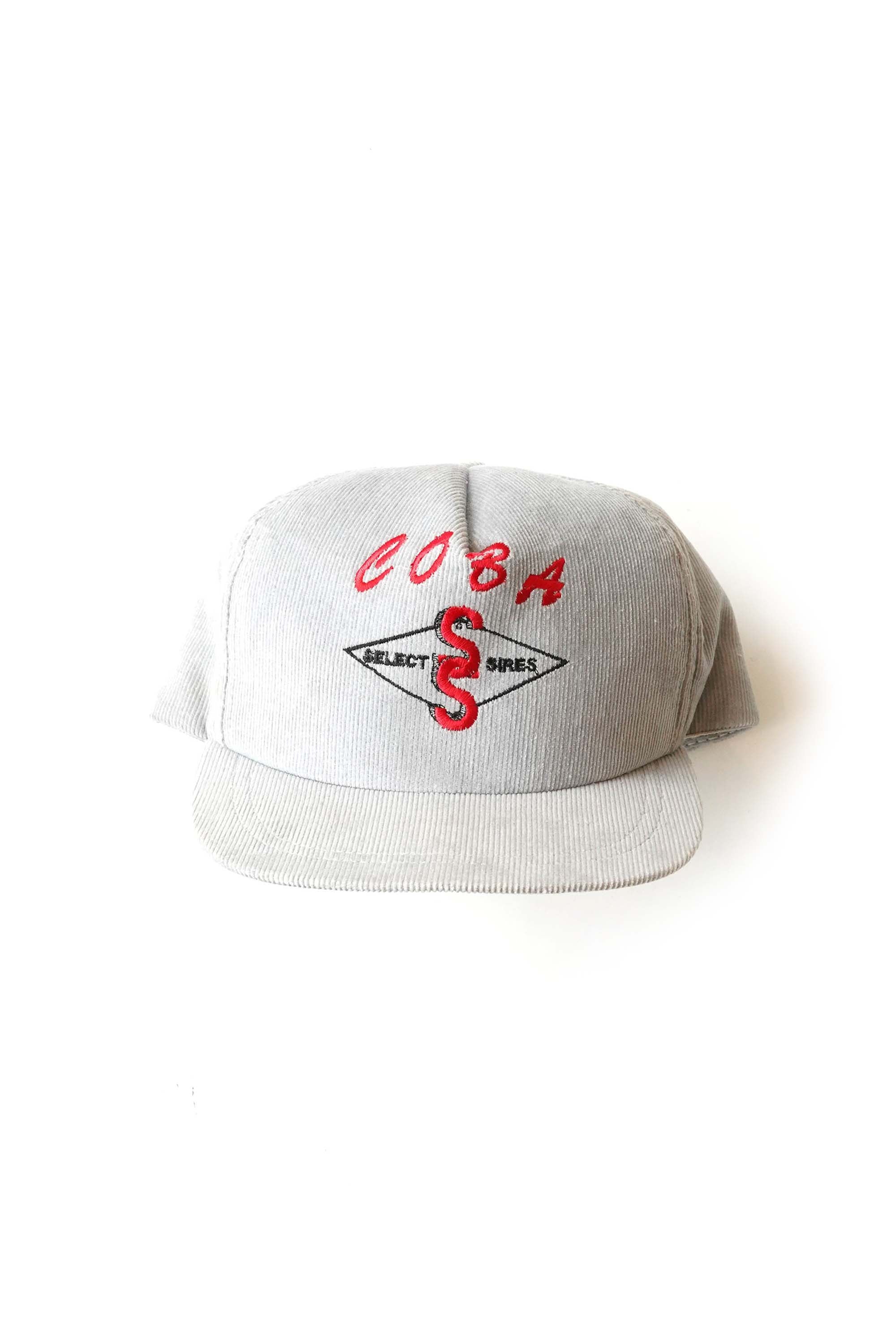 90S MADE IN USA COBA SELECT SIRES CORDUROY TRUCKER CAP