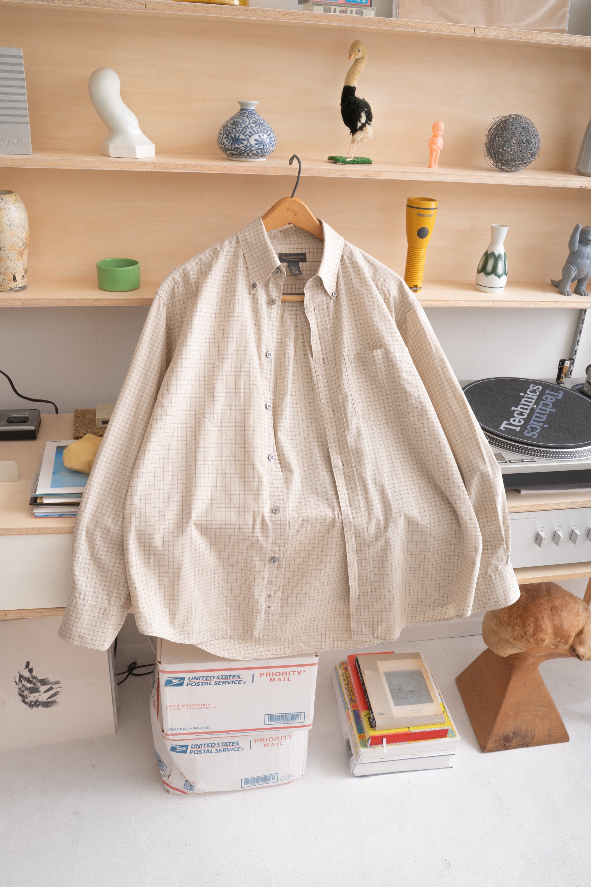 90S BANANA REPUBLIC CHECK SHIRT