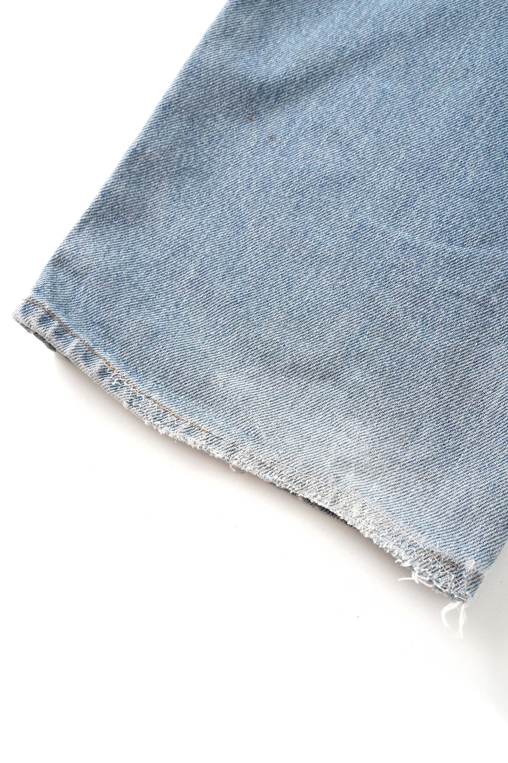 80~90S UNKNOWN BRAND PATCHED DENIM