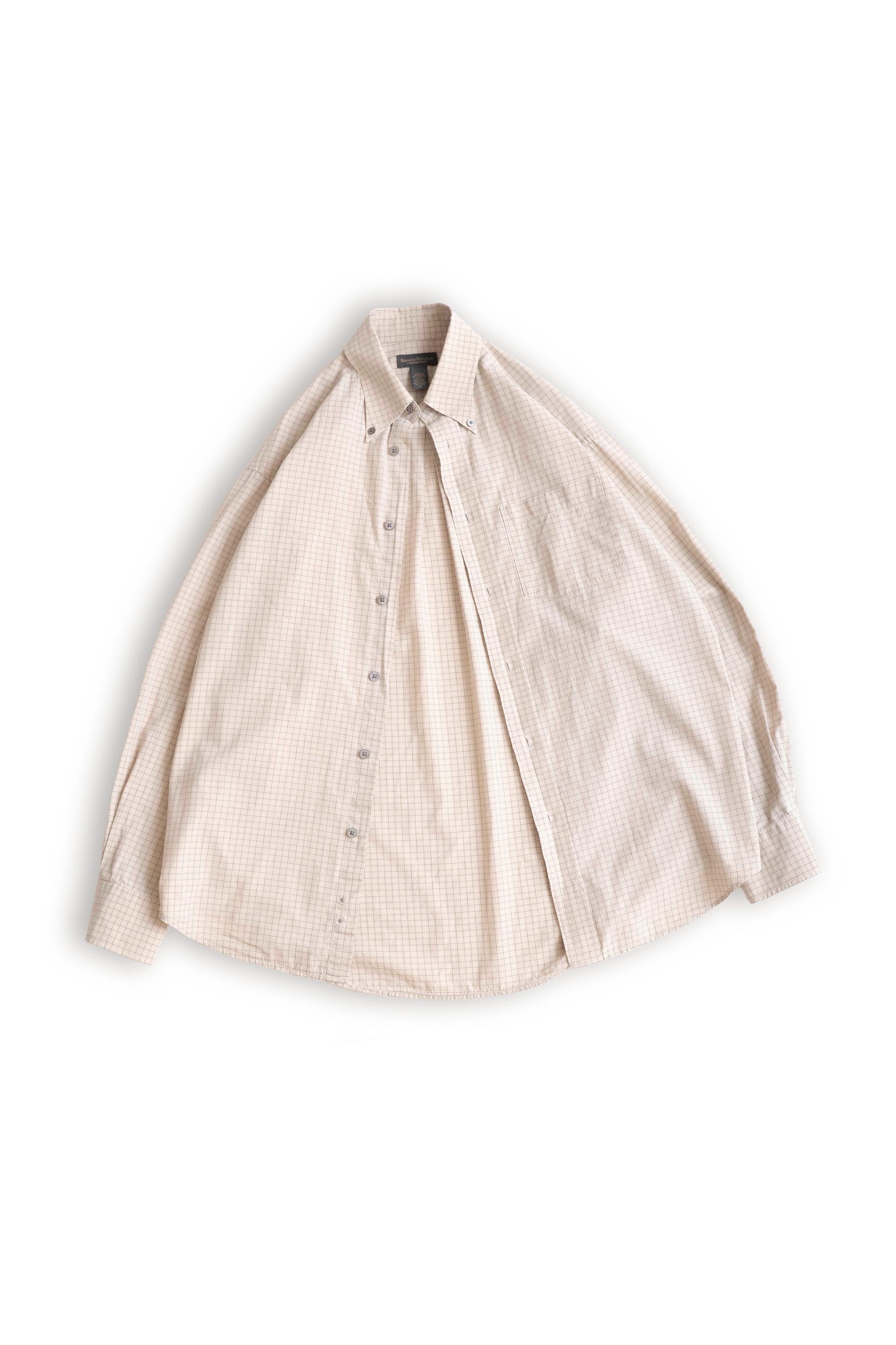90S BANANA REPUBLIC CHECK SHIRT