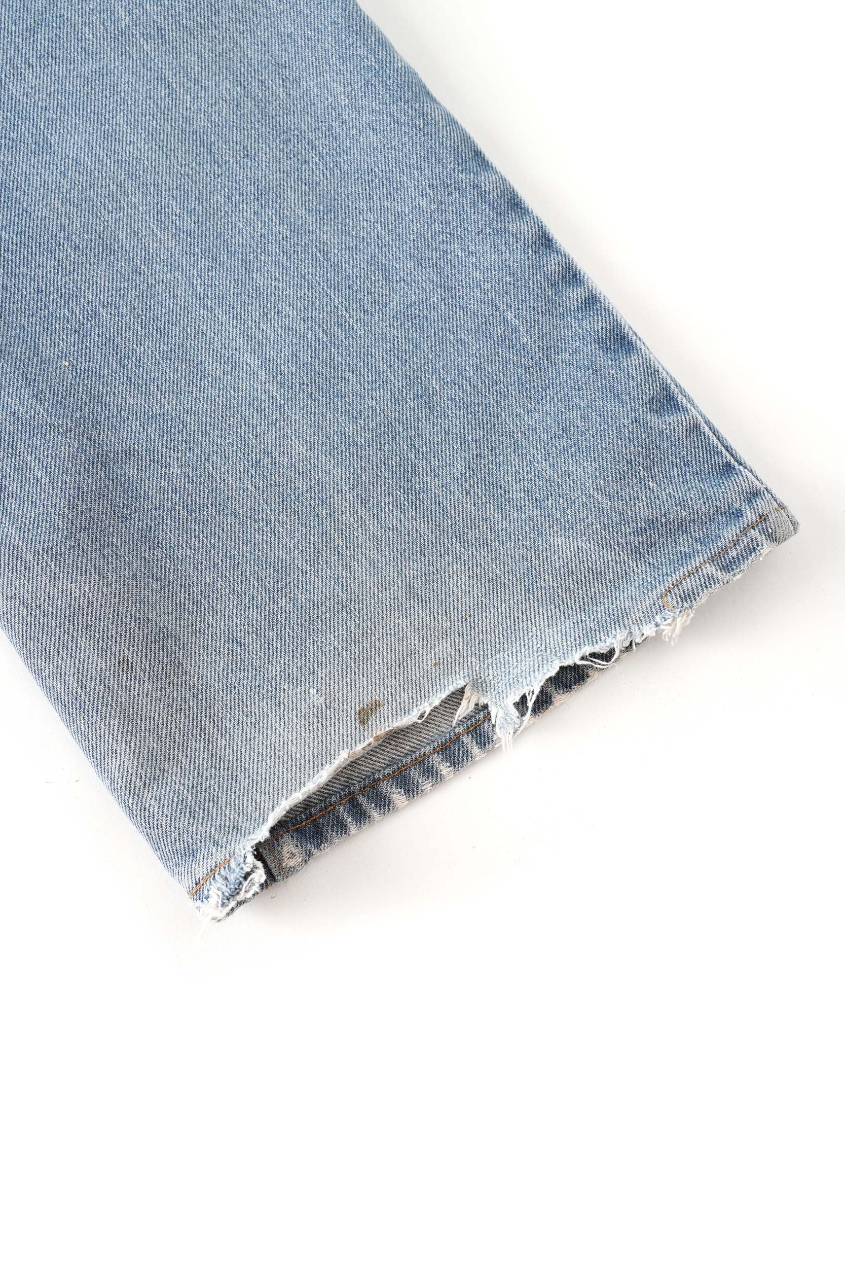 80~90S UNKNOWN BRAND PATCHED DENIM