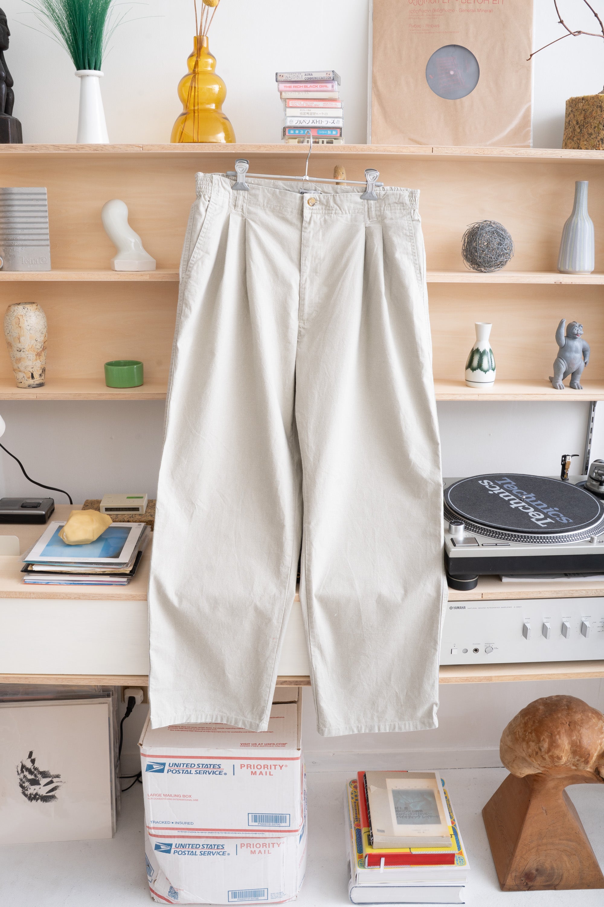 90S SCANDIA WOODS COTTON WIDE PANTS