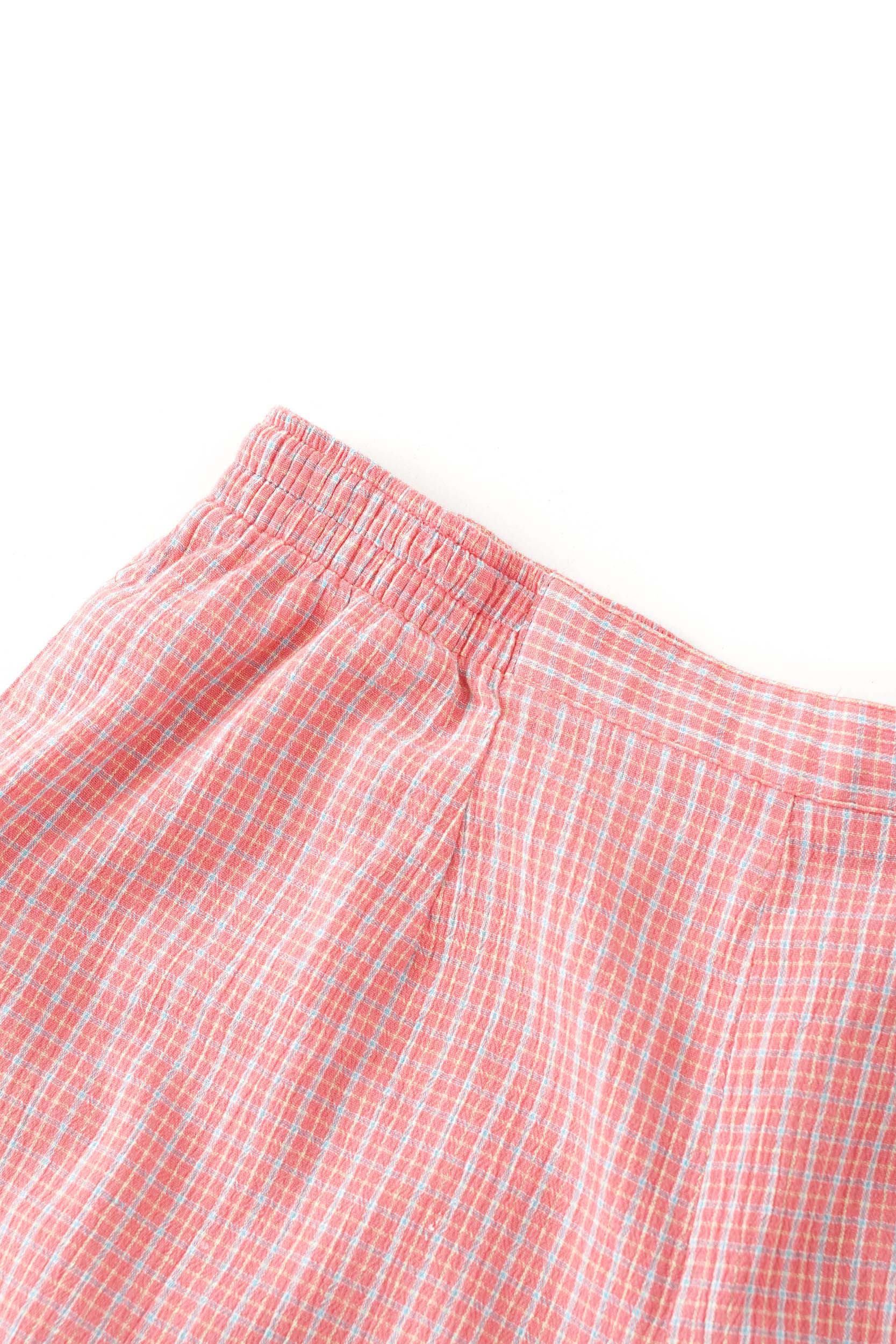 90S KORET FRANCISCA CHECKED HALF PANTS