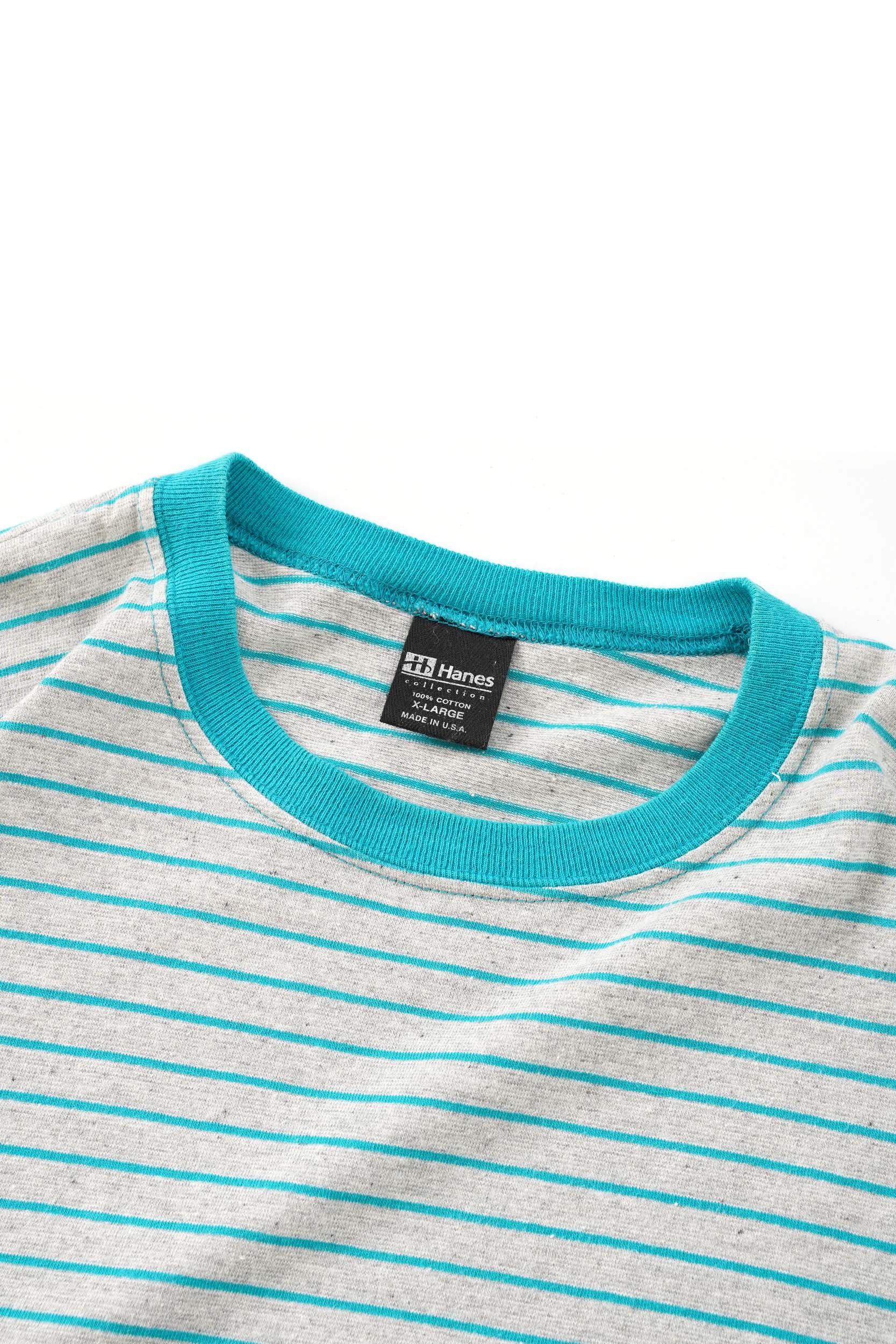 90S MADE IN USA HANES STRIPED T-SHIRT