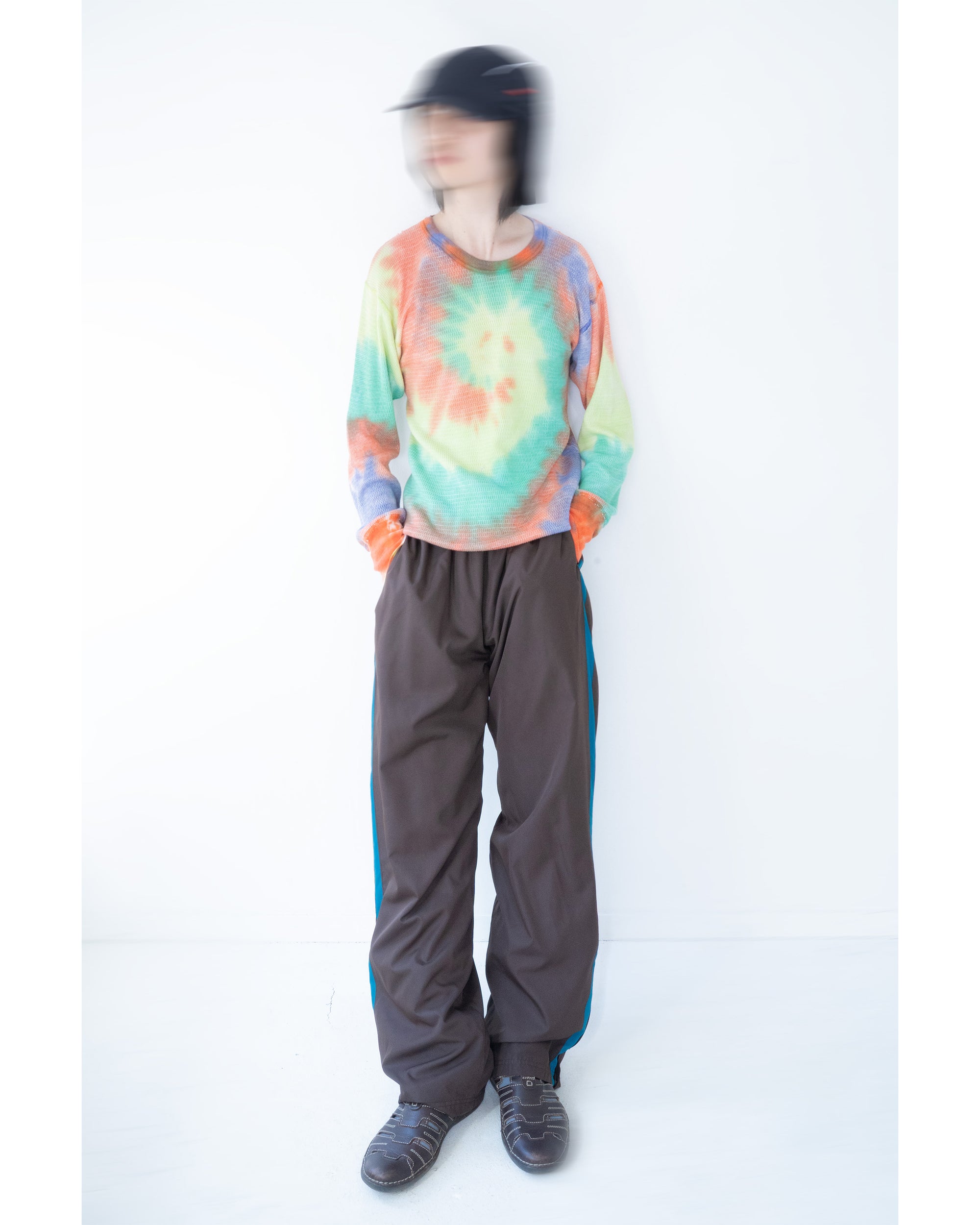 70S SEARS TIE-DYE THERMAL L/S T-SHIRT