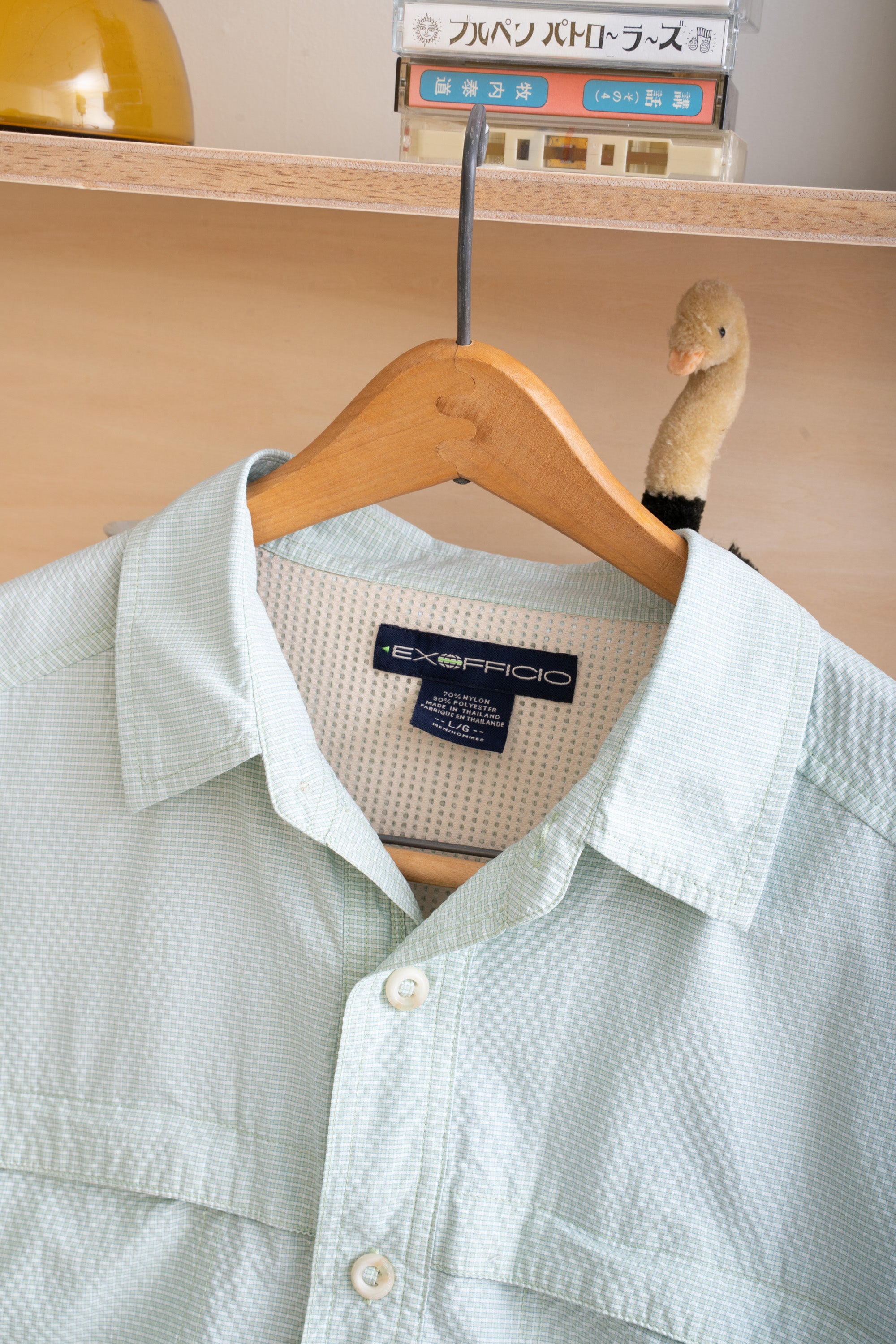 00S EXOFFICIO MICRO CHECK OUTDOOR SHIRT