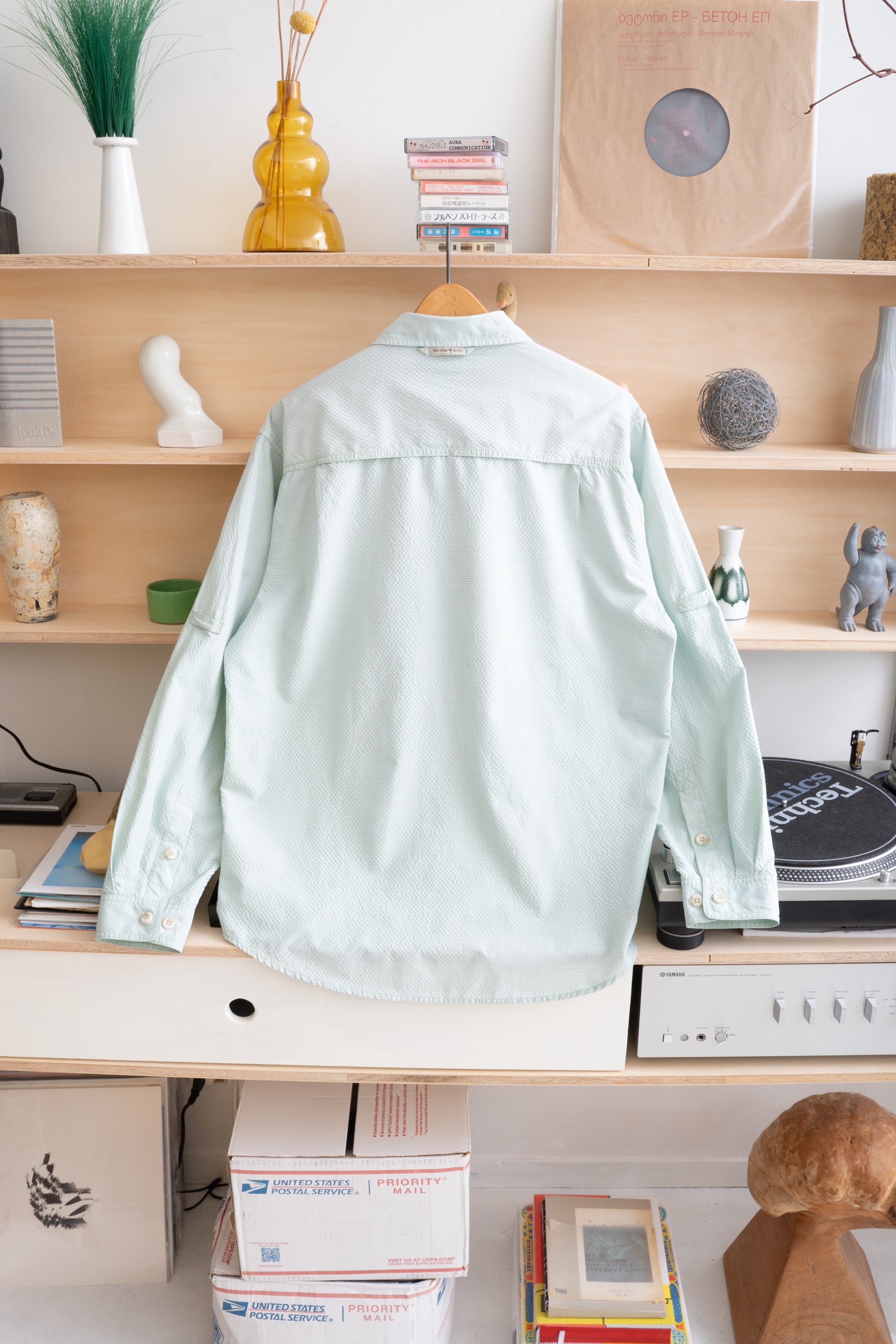 00S EXOFFICIO MICRO CHECK OUTDOOR SHIRT