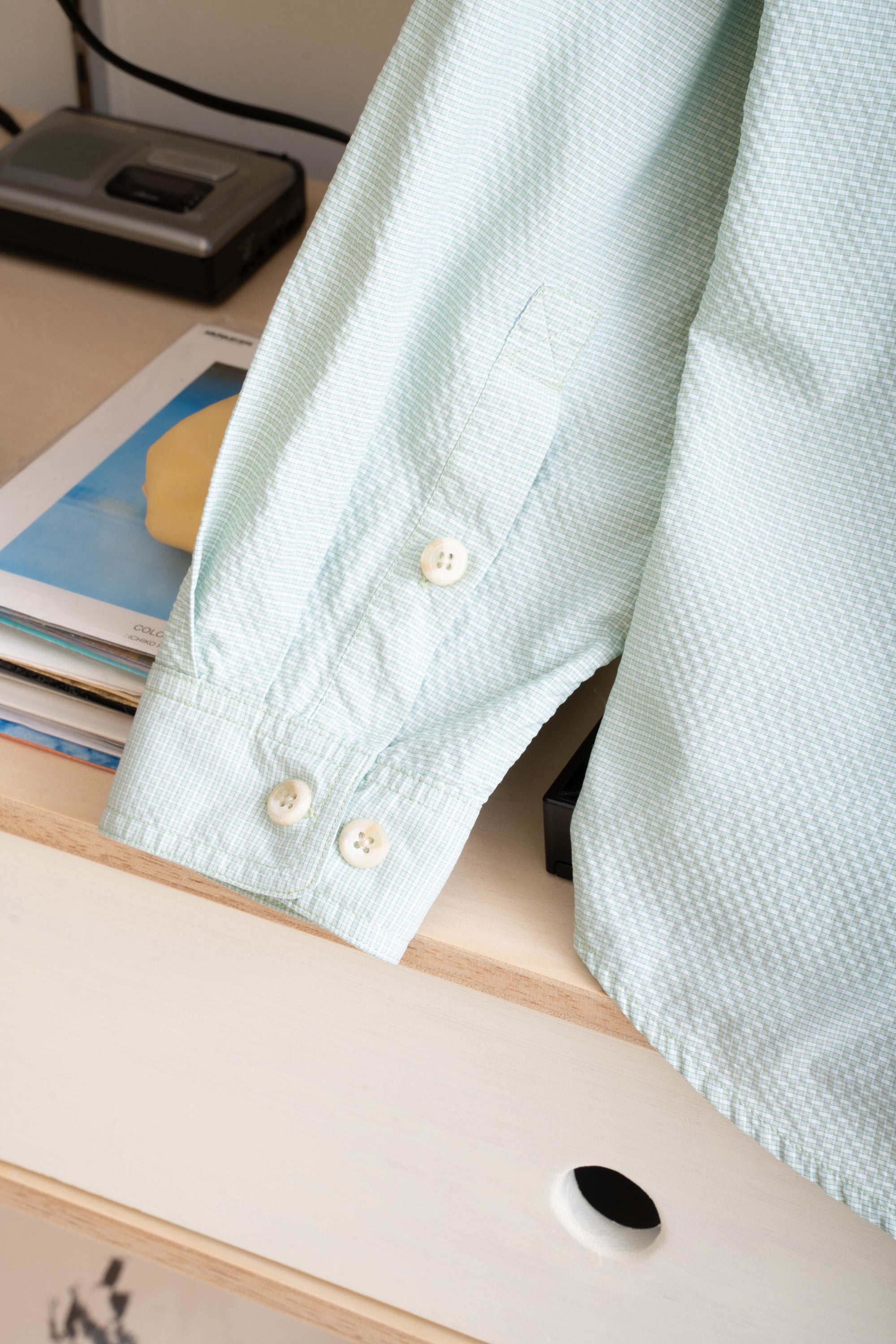 00S EXOFFICIO MICRO CHECK OUTDOOR SHIRT