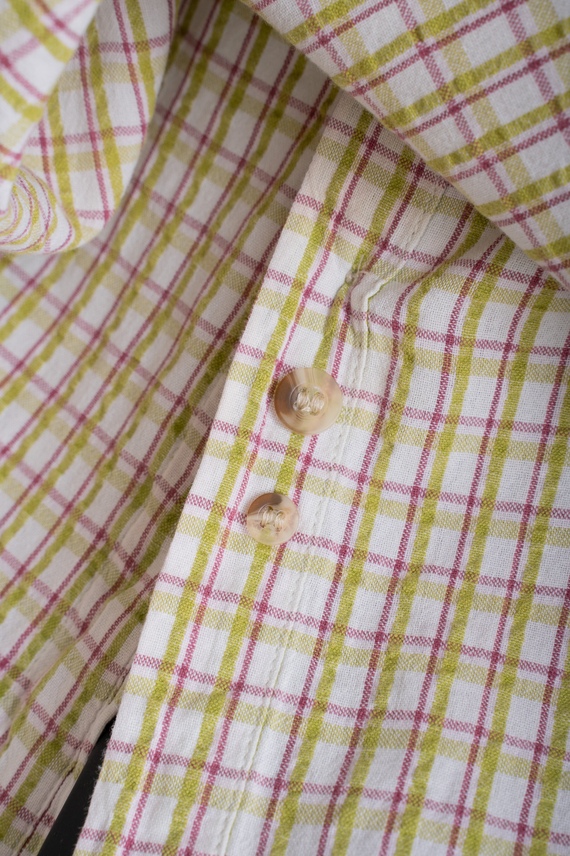 90S BERETTA SEERSUCKER CHECK SHIRT