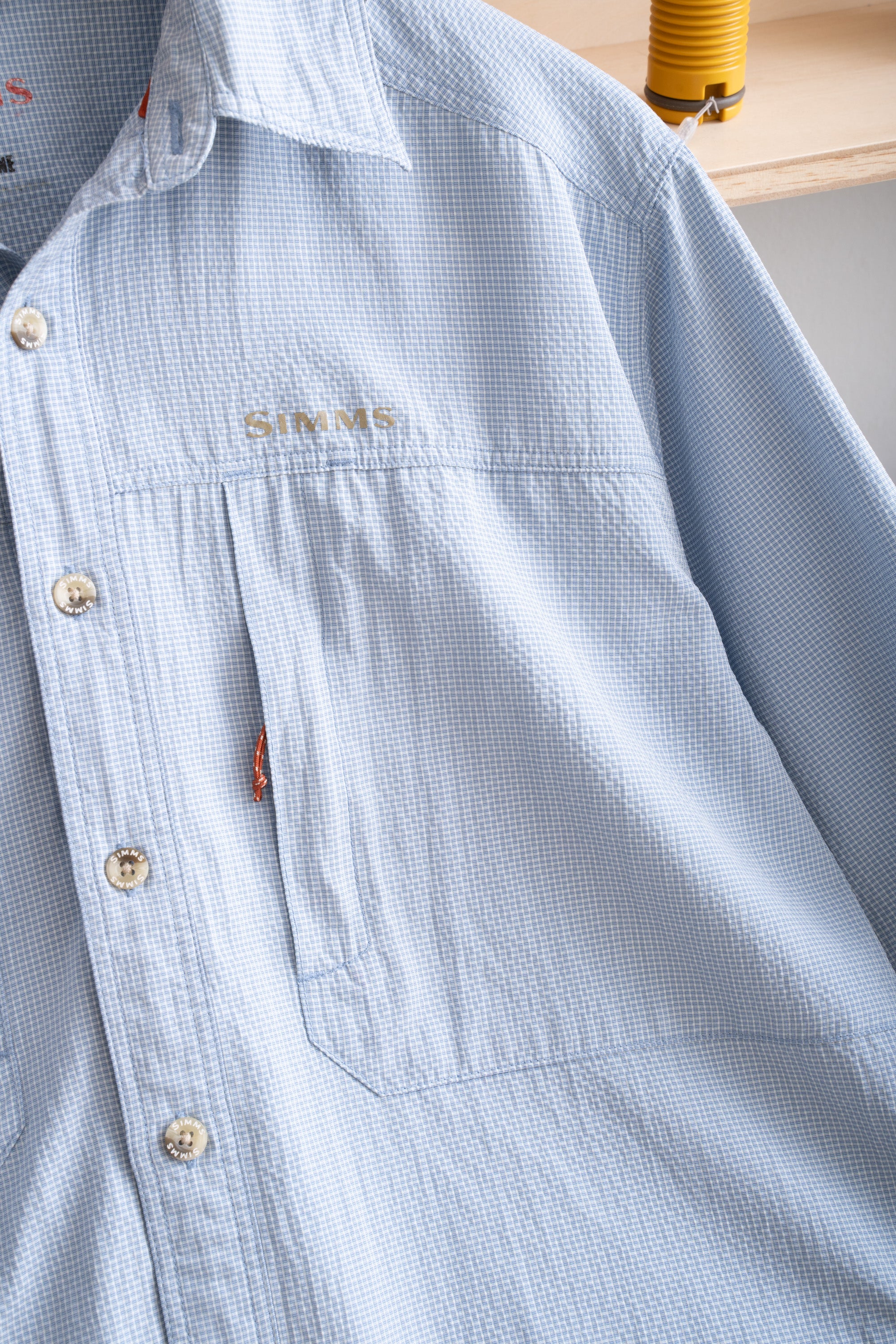 10S SIMMS MICRO CHECK OUTDOOR SHIRT