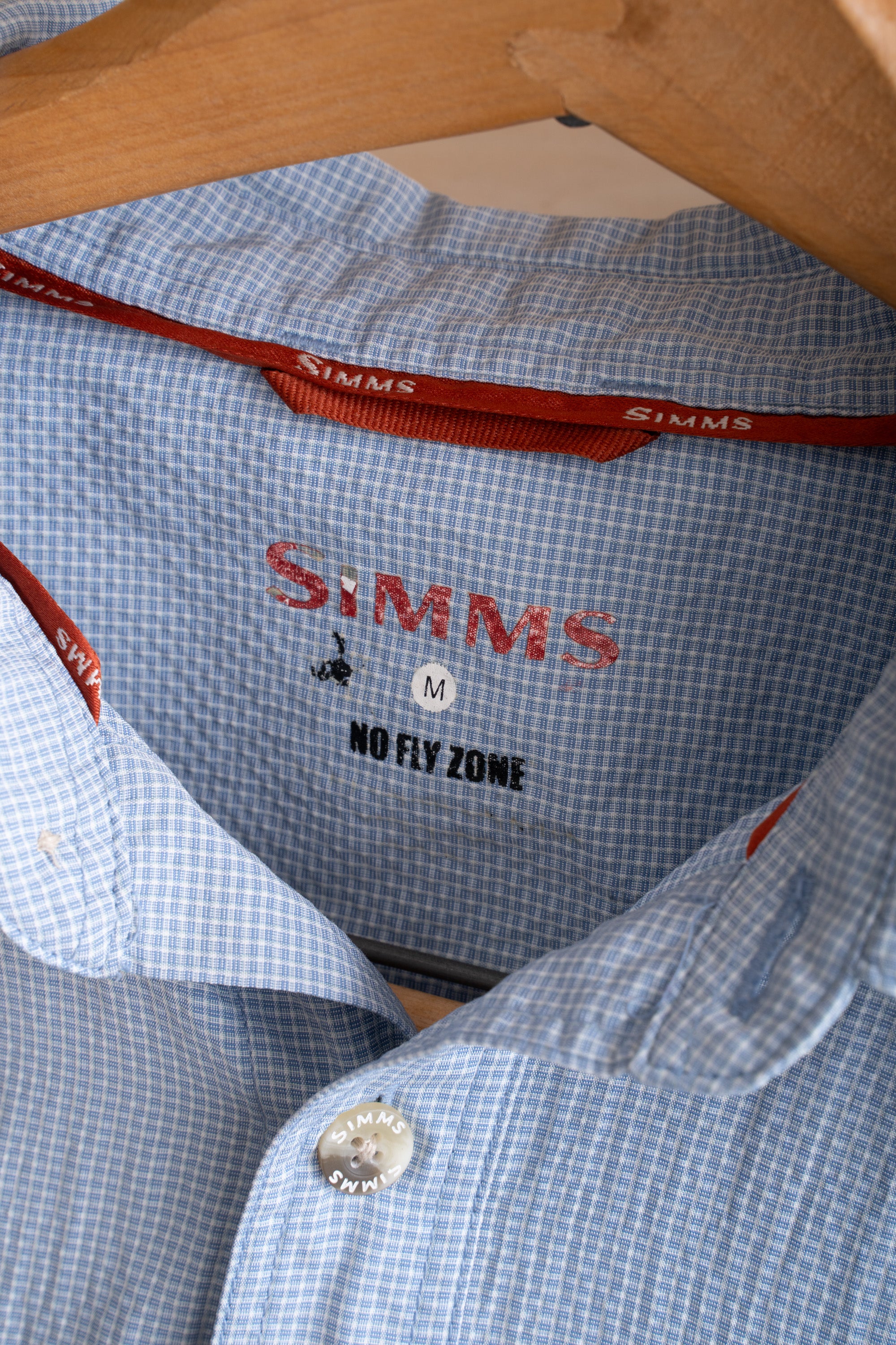 10S SIMMS MICRO CHECK OUTDOOR SHIRT