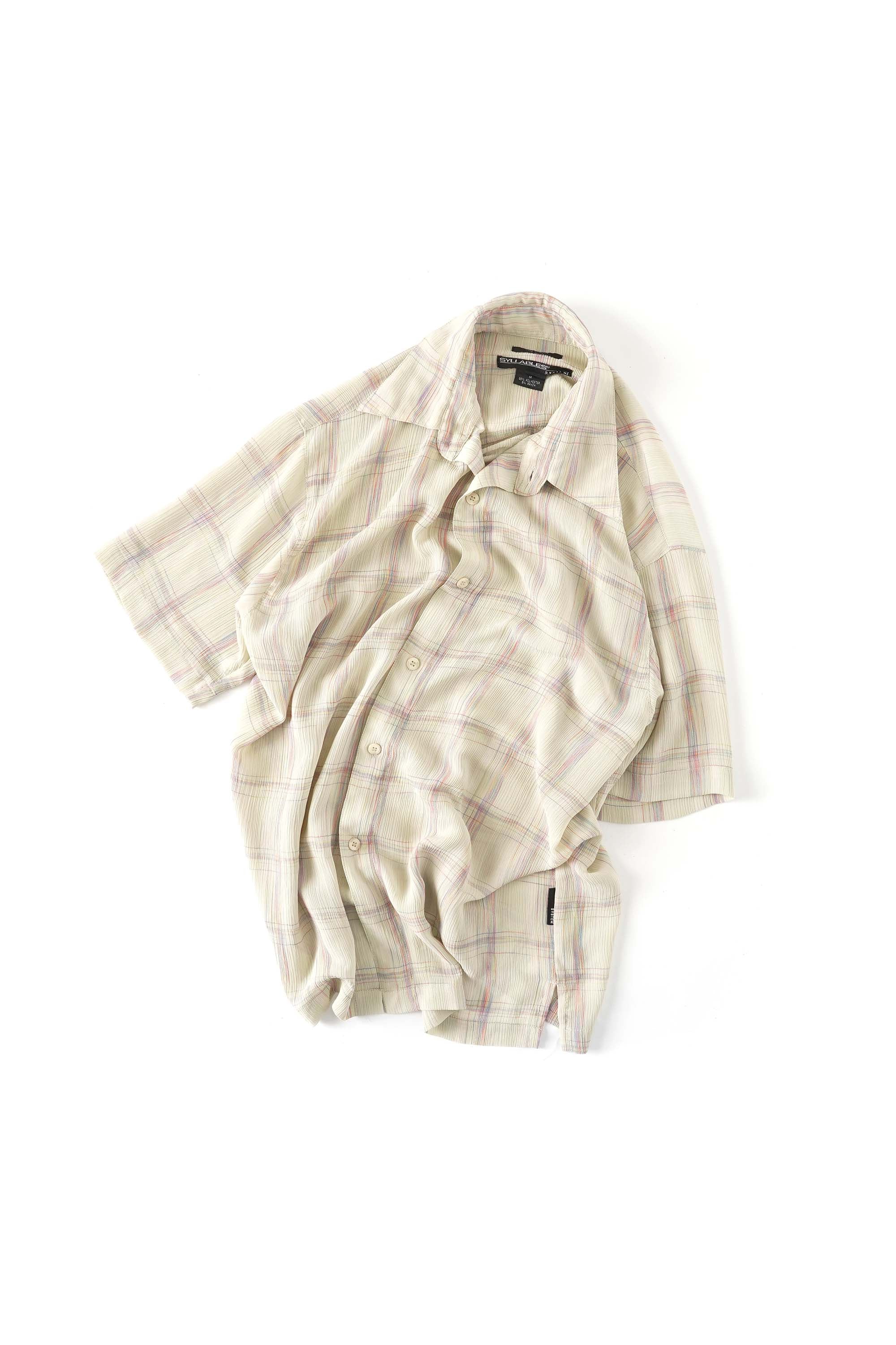 00S SYLLABLES SYSTEMS CHECKED SHIRT