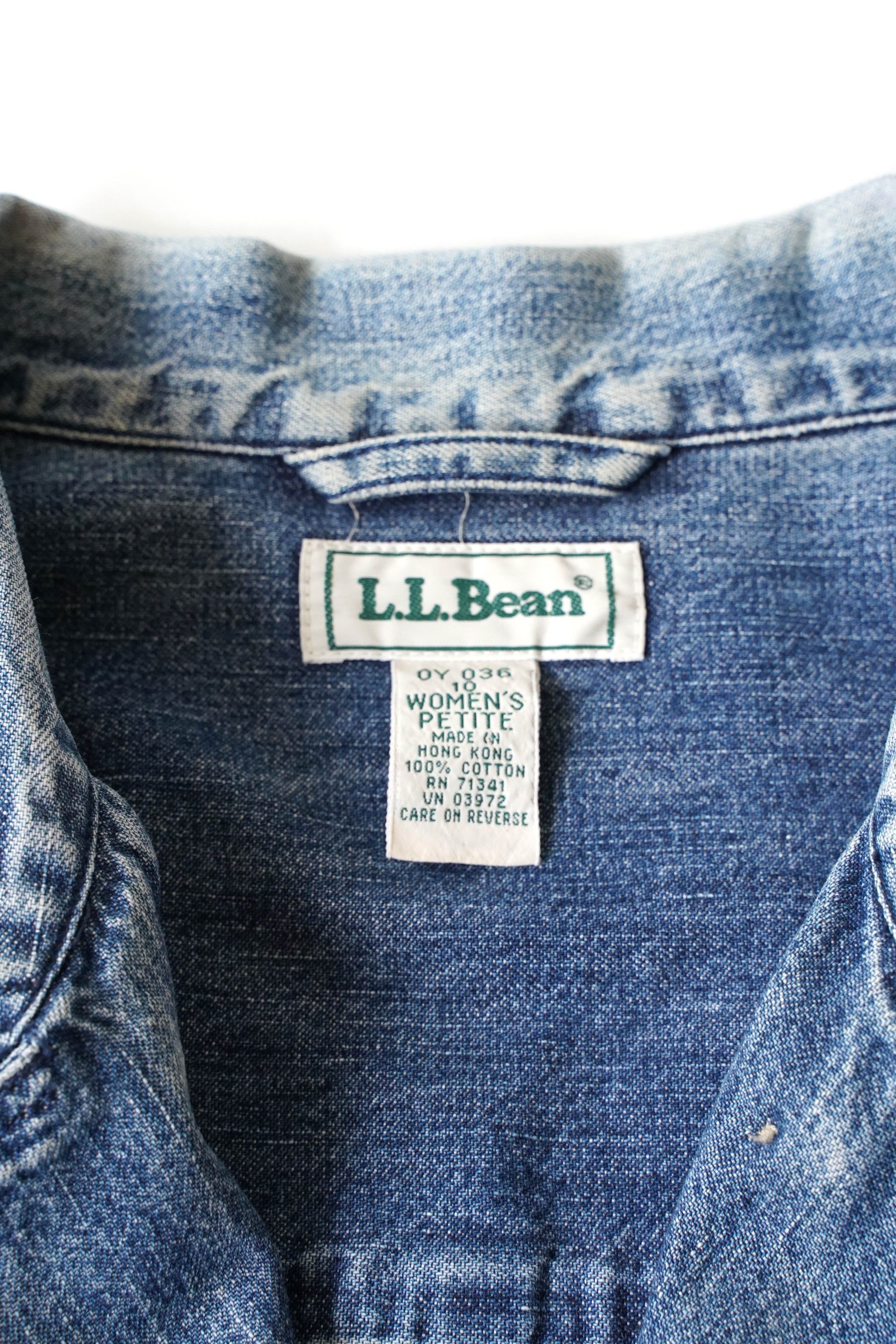 90S L.L.BEAN DOUBLE BREASTED DENIM JACKET