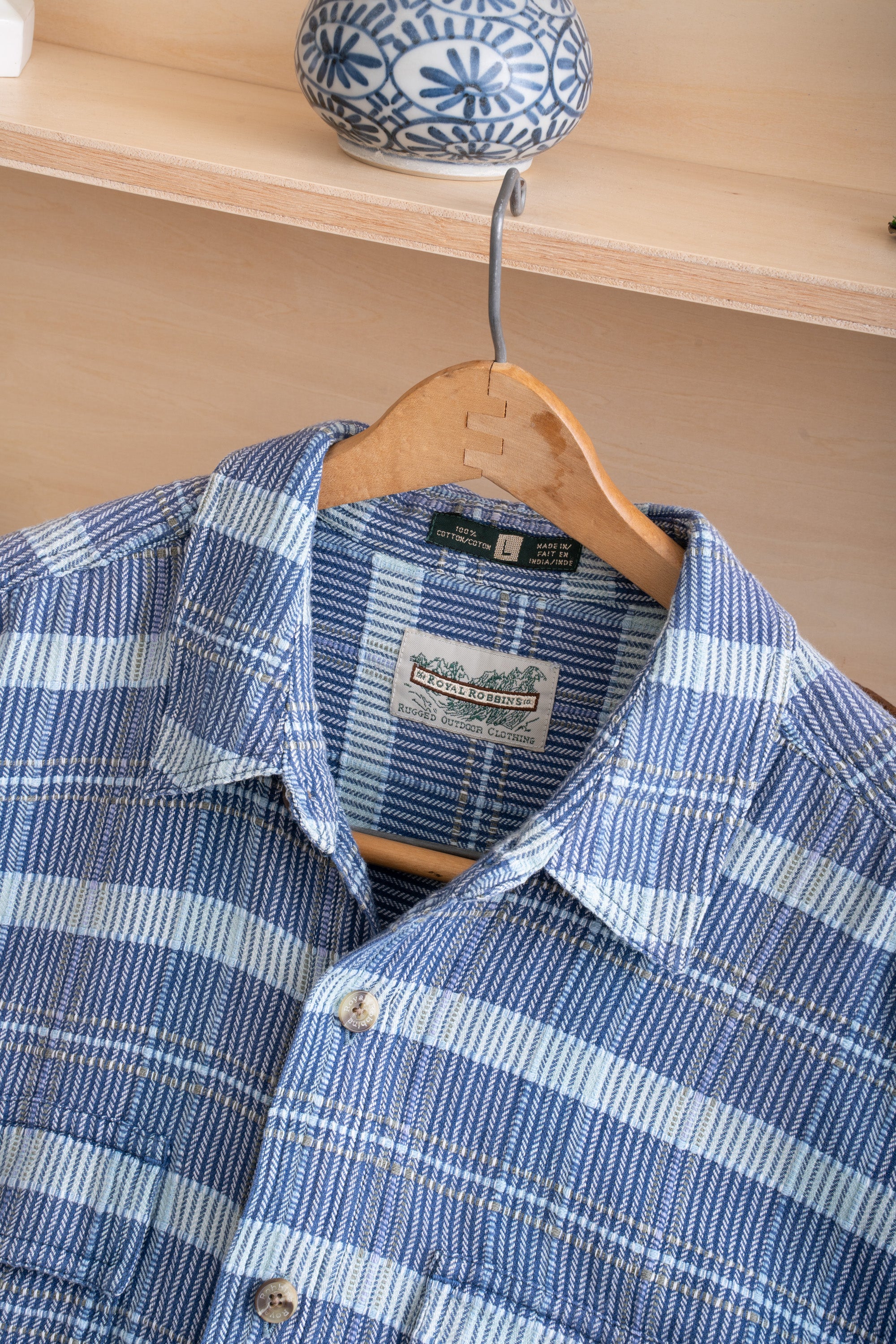 90S ROYAL ROBBINS CHECK SHIRT