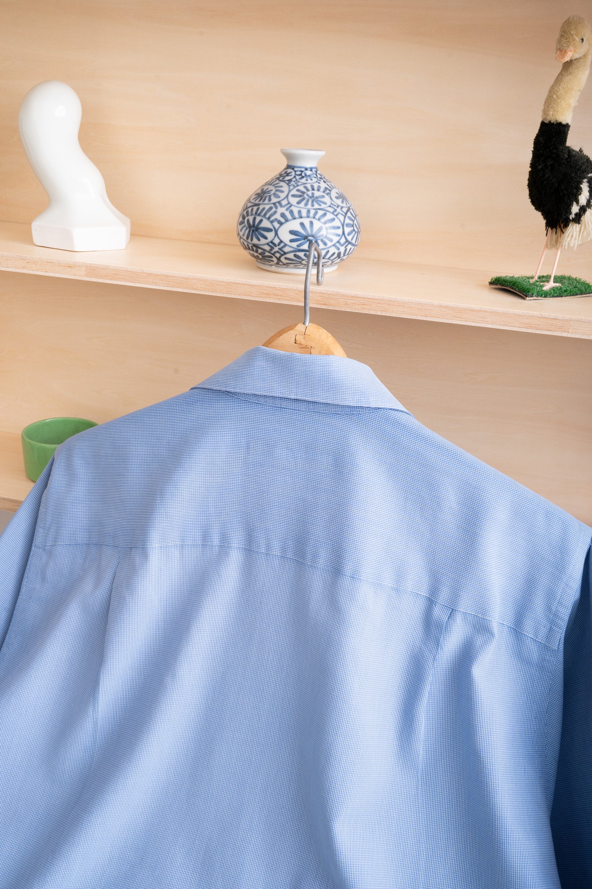 90S GEOFFREY BEENE MICRO CHECK SHIRT