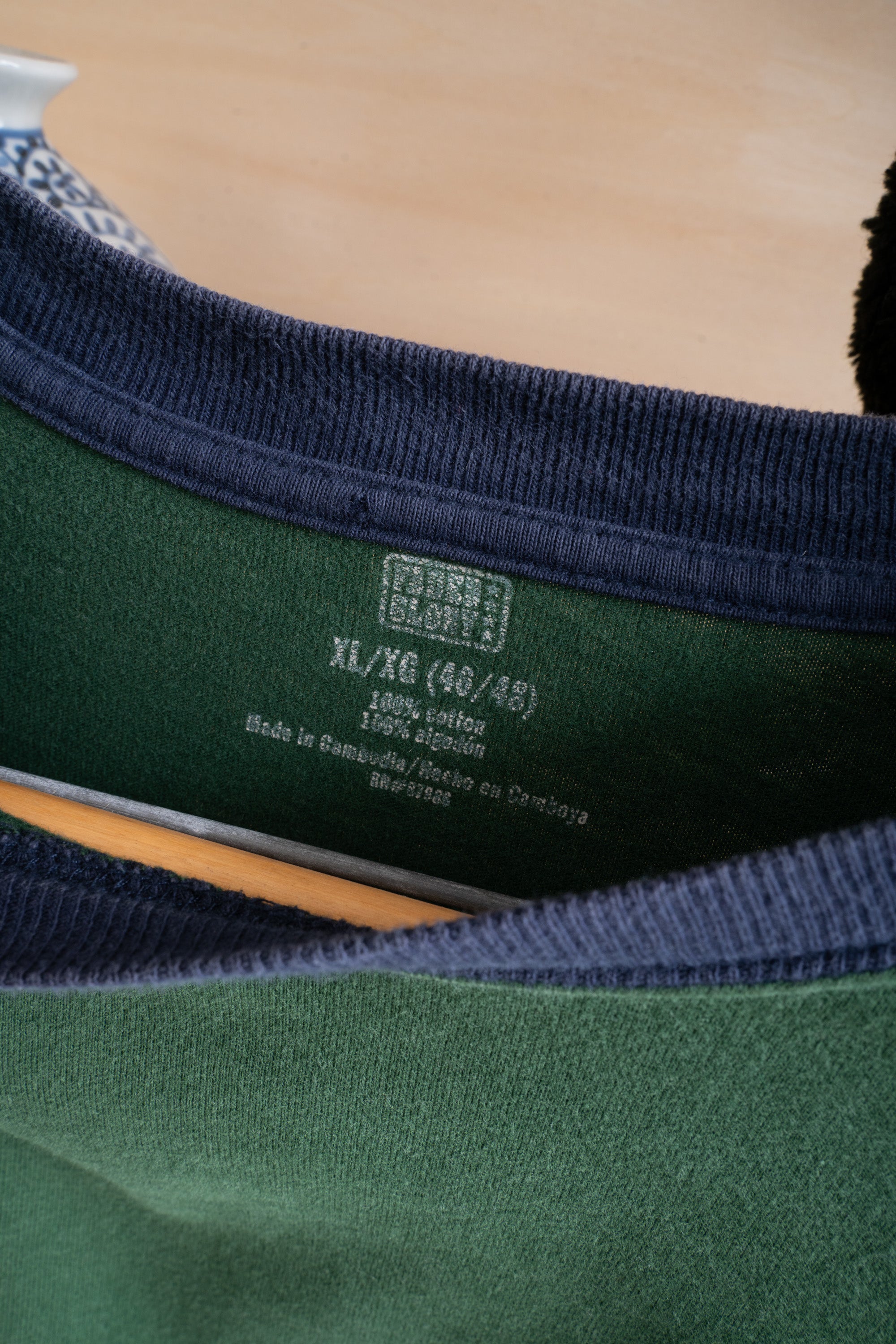00S FADED GLORY RAGLAN LONG SLEEVE T-SHIRT