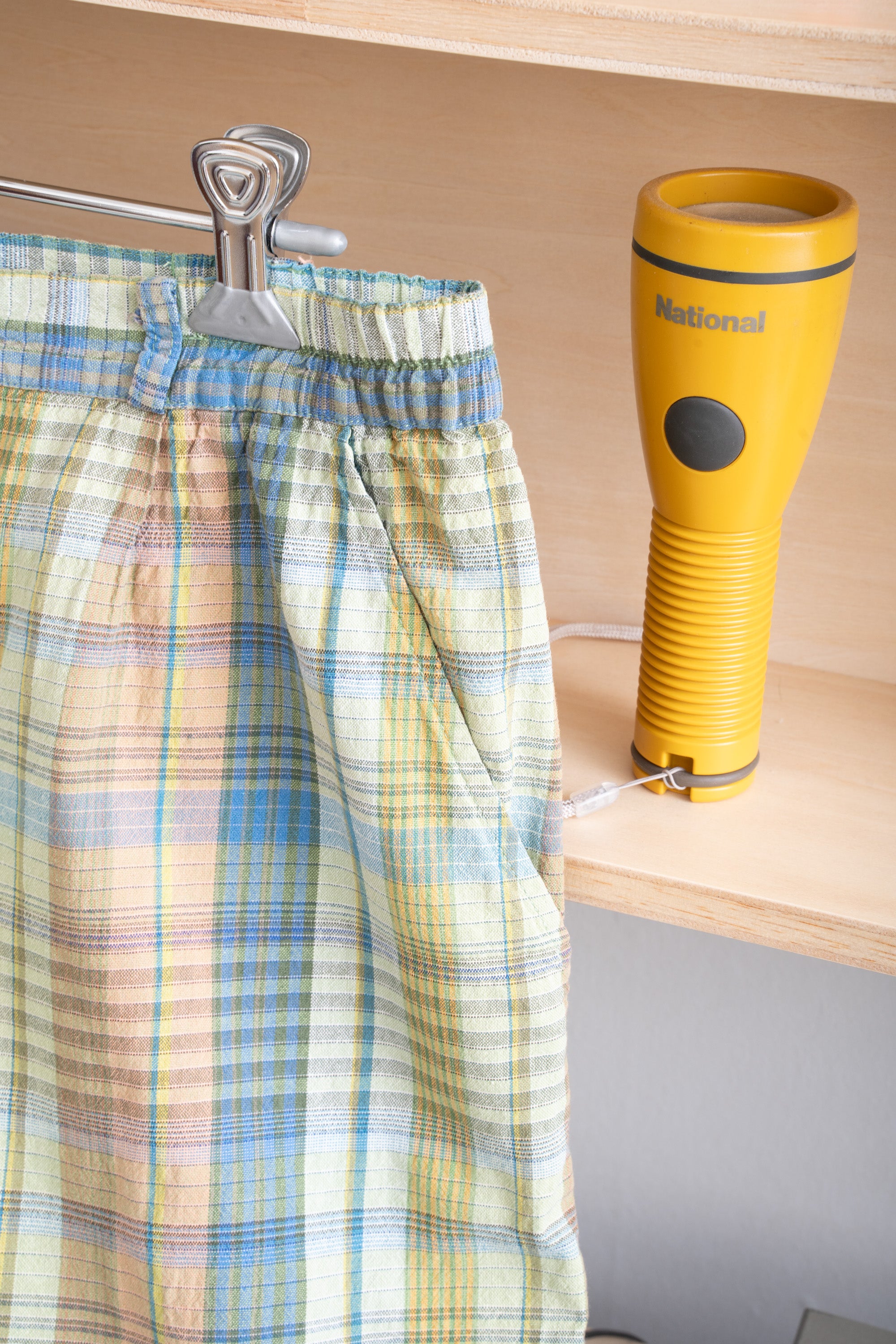 80S LEWINGER CHECK SHORTS