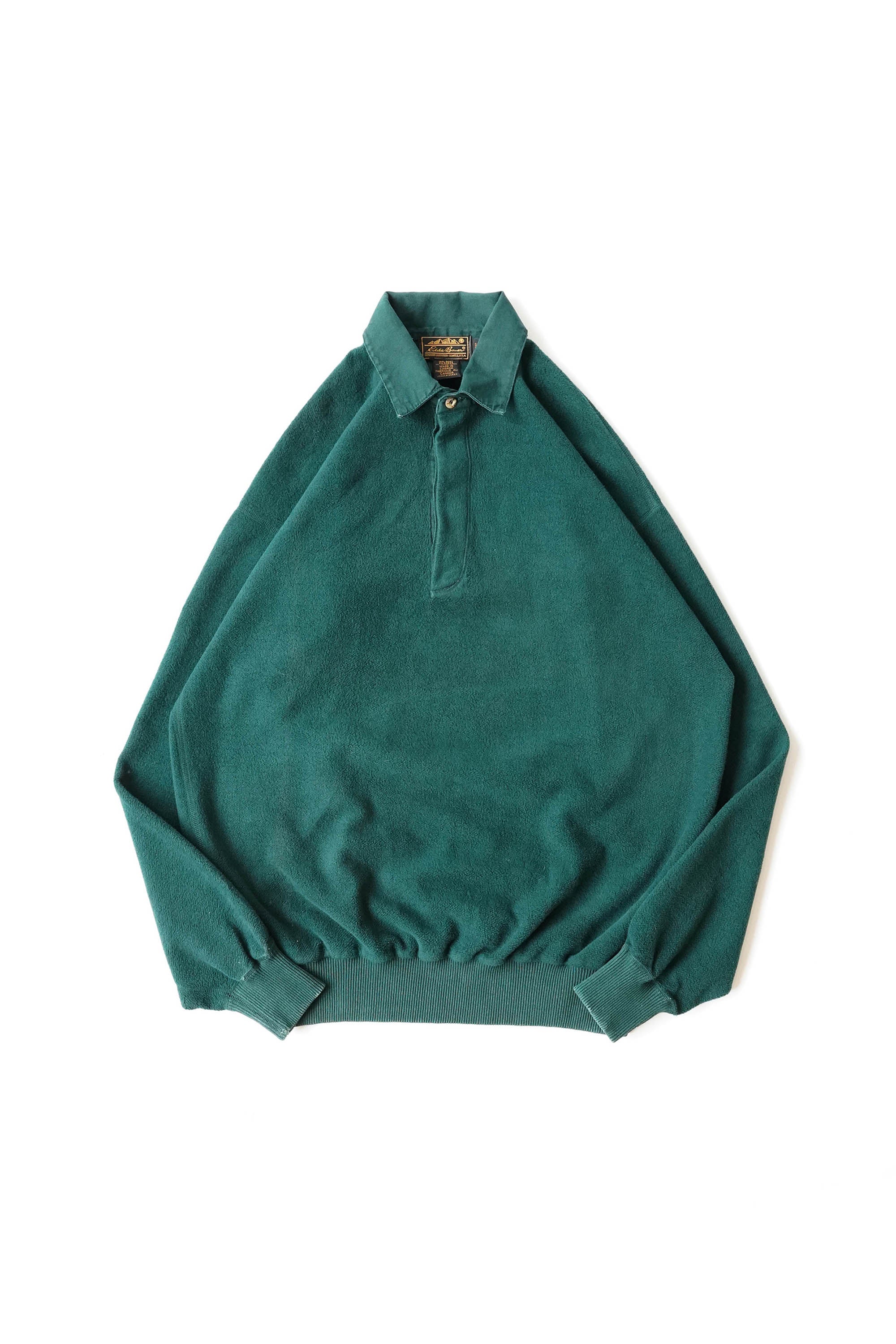 80S MADE IN CANADA EDDIE BAUER SWEAT POLO SHIRT