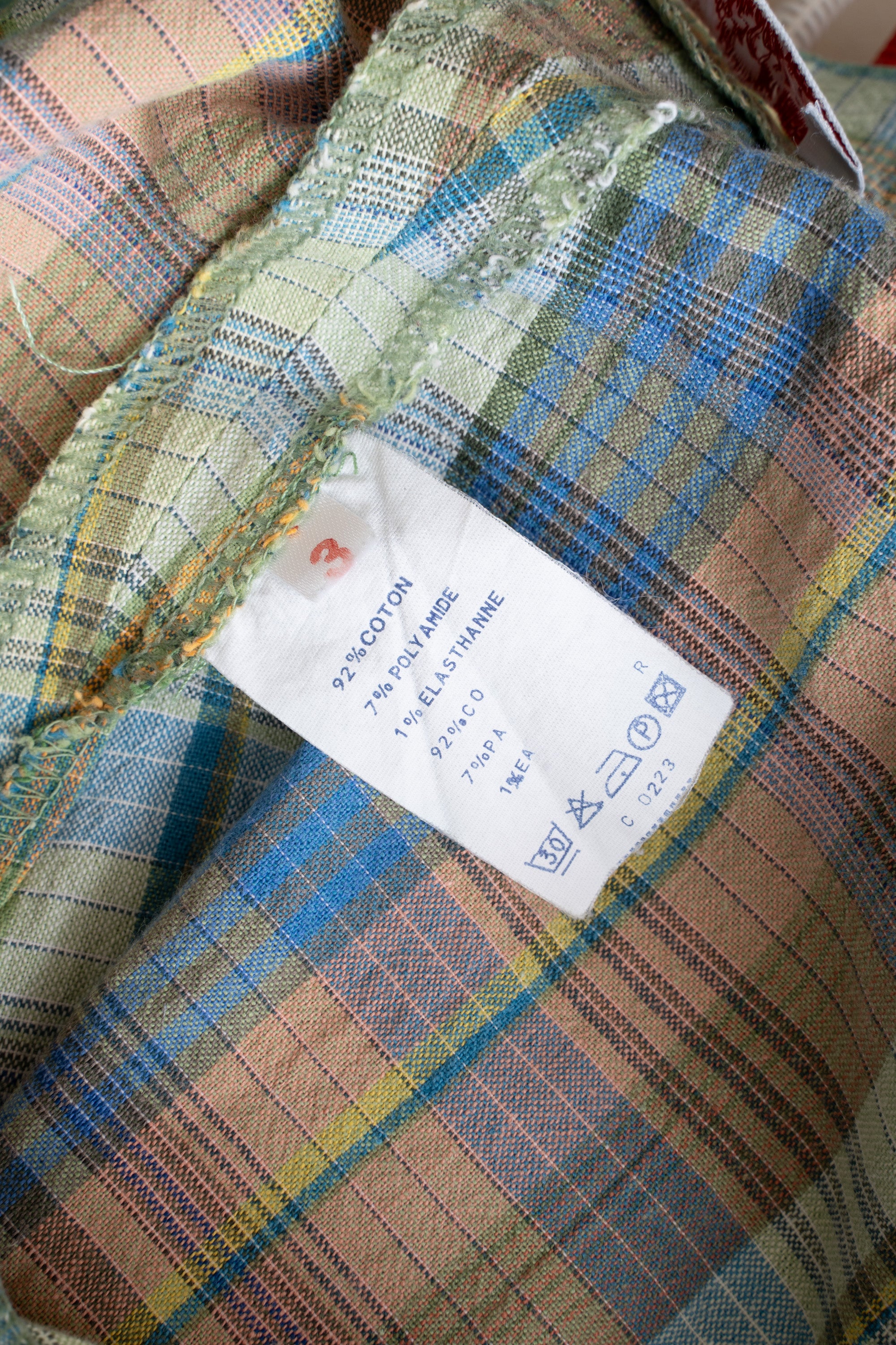 80S LEWINGER CHECK SHORTS