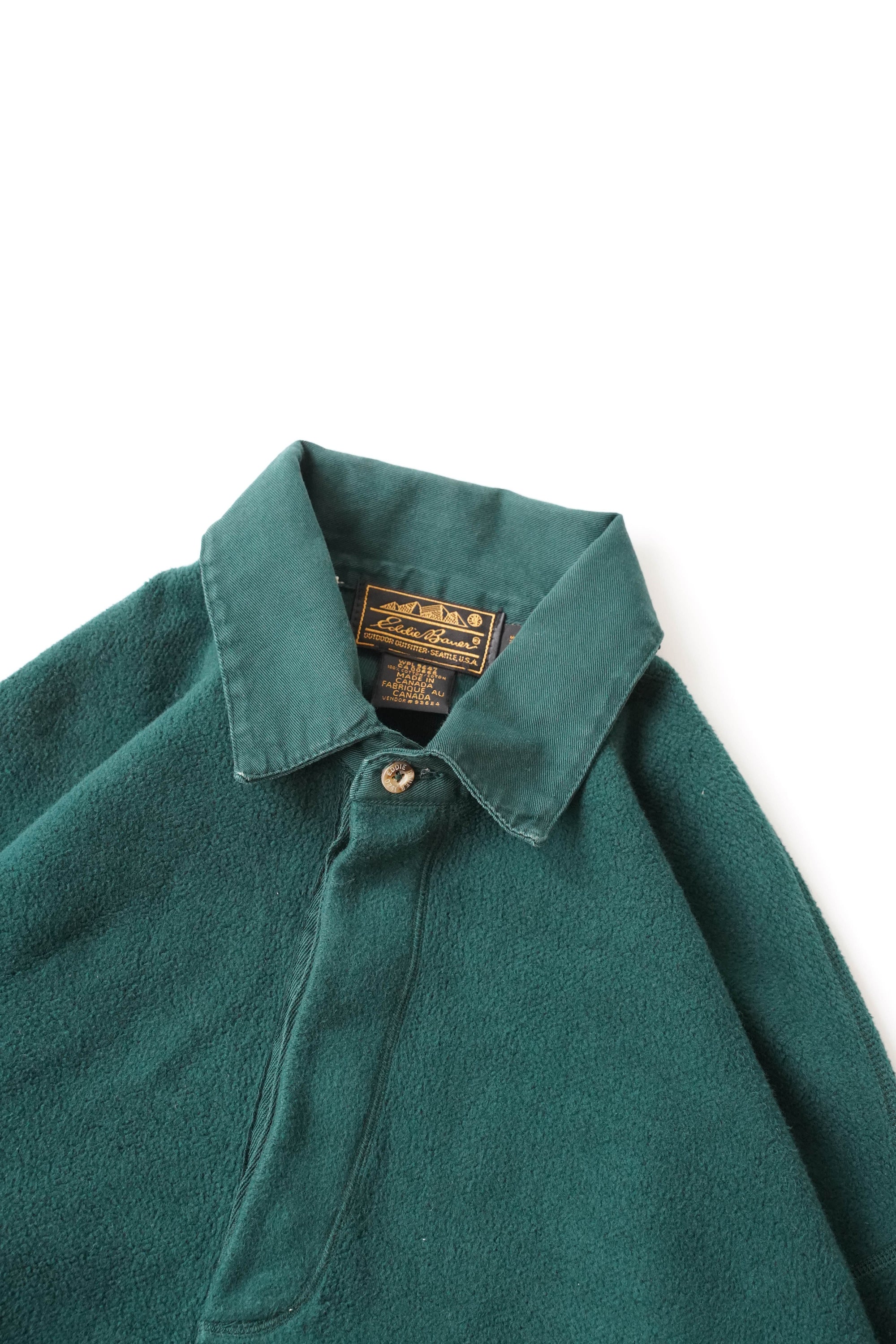 80S MADE IN CANADA EDDIE BAUER SWEAT POLO SHIRT